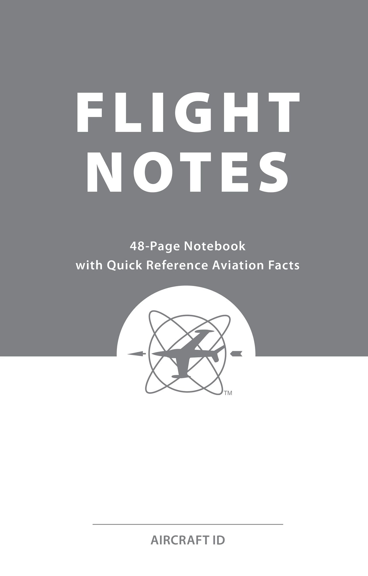 Flight Notes: 3-Pack Notebooks with Quick Reference Aviation Facts