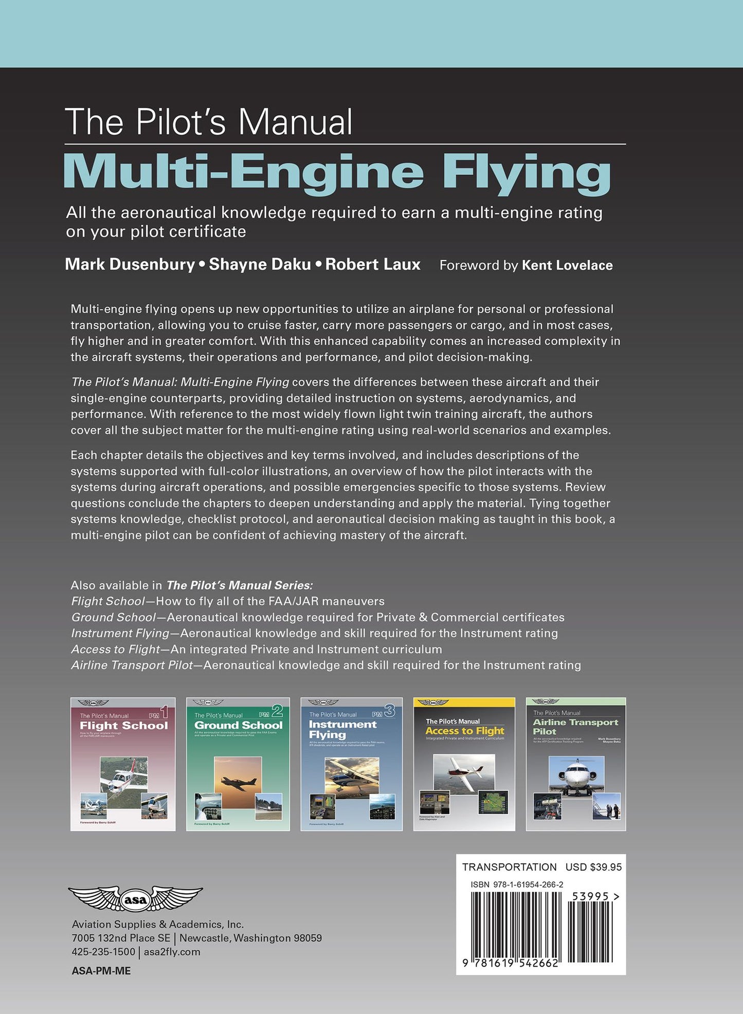 The Pilot's Manual: Multi-Engine Flying: All the aeronautical knowledge required to earn a multi-engine rating on your pilot certificate