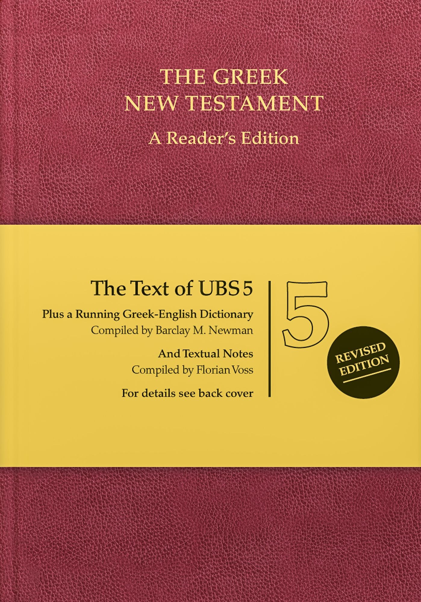 Ubs5 Greek New Testament-FL-Reader