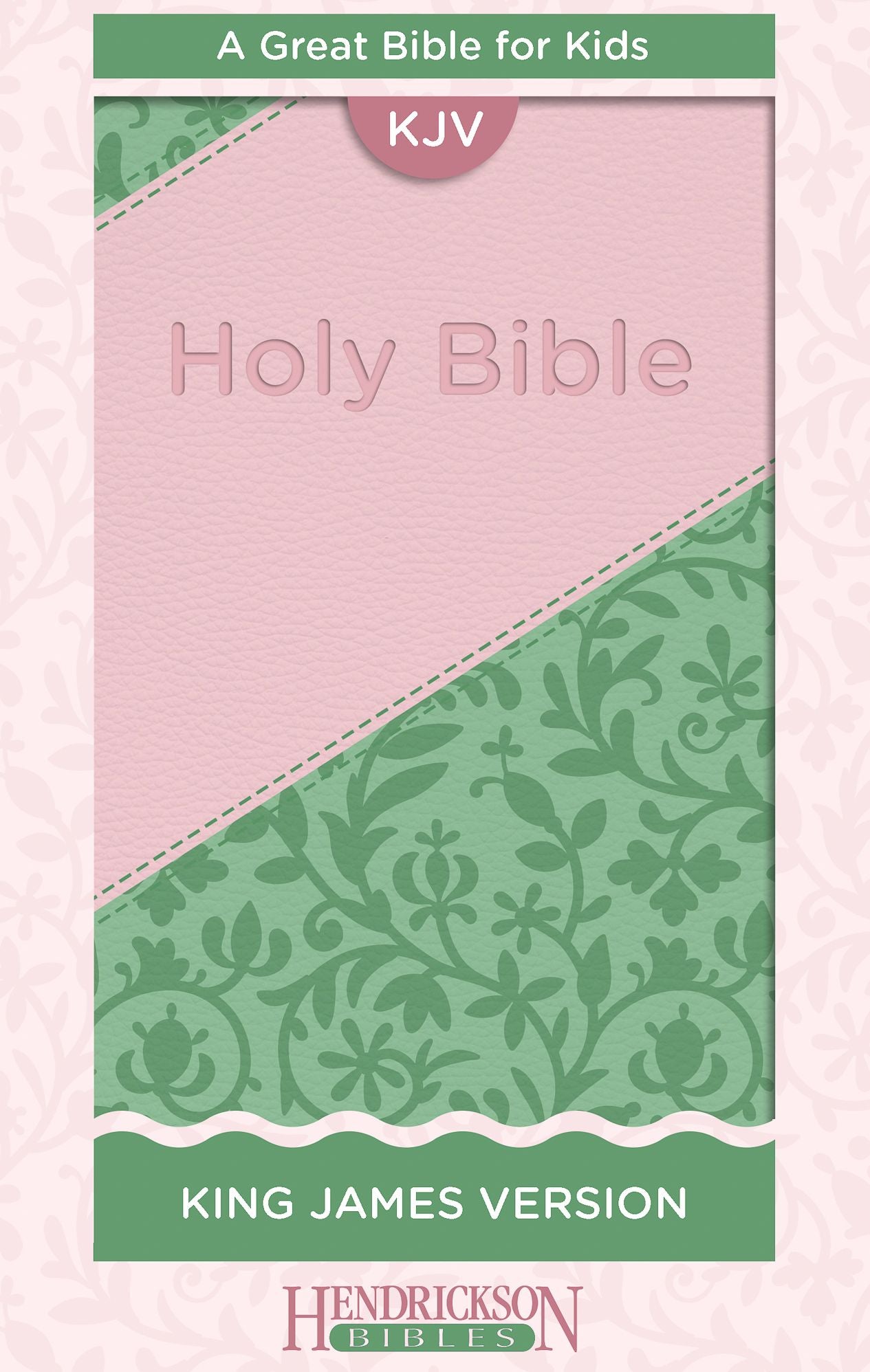 KJV Kids Bible, Pink/Green