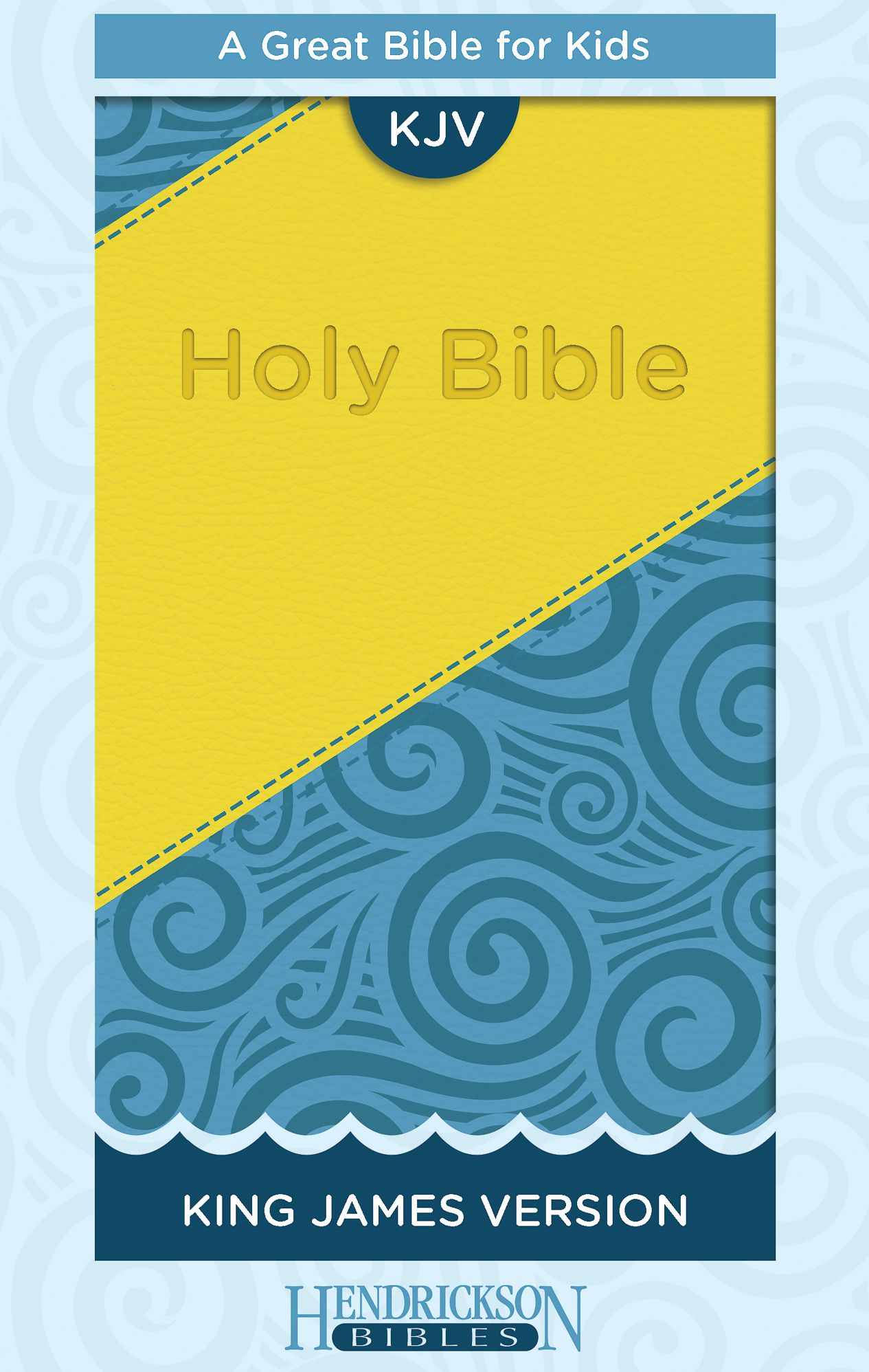 KJV Kids Bible, Blue/Yellow