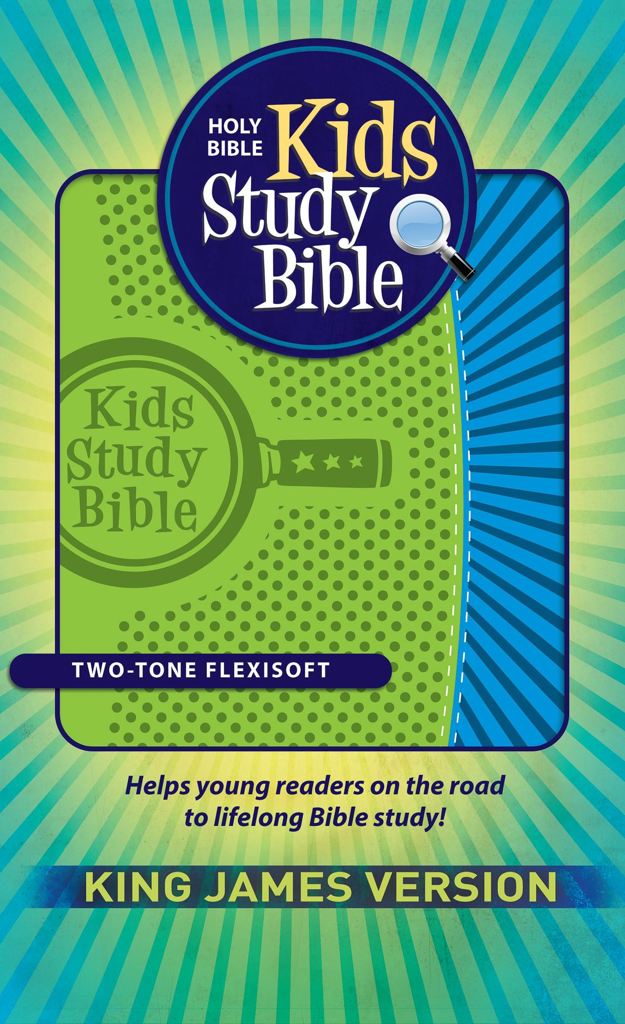 KJV Kids Study Bible, Green/Blue
