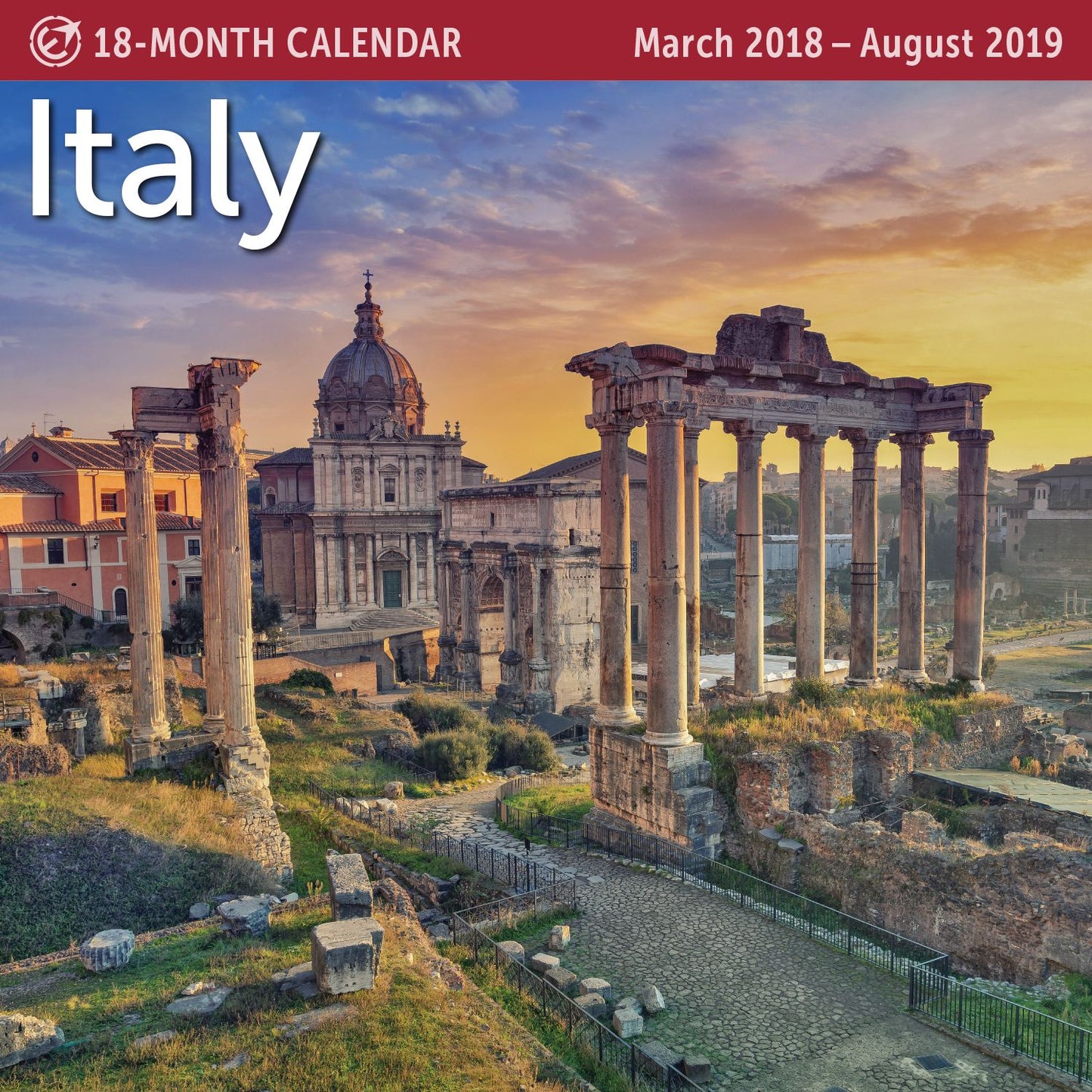 2019 Midyear Italy Wall Calendar