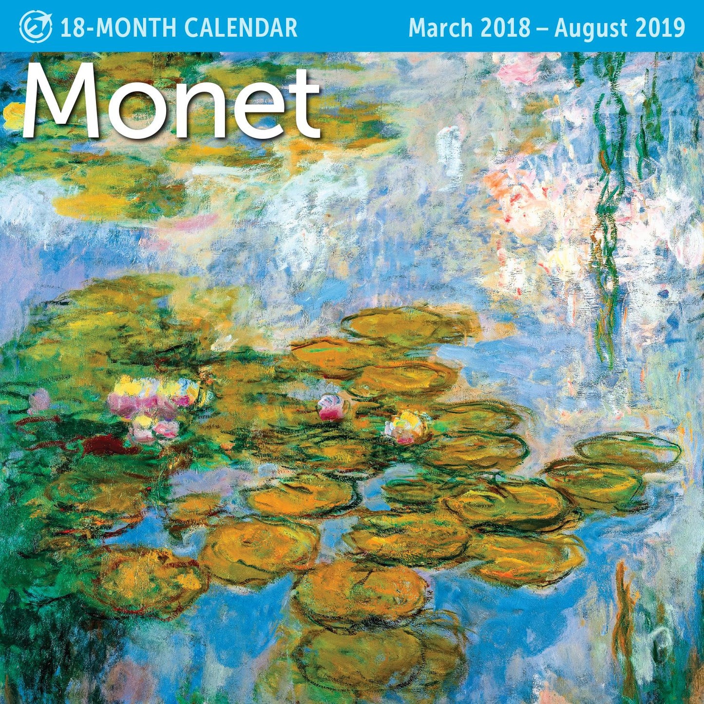 2019 Midyear Monet Wall Calendar