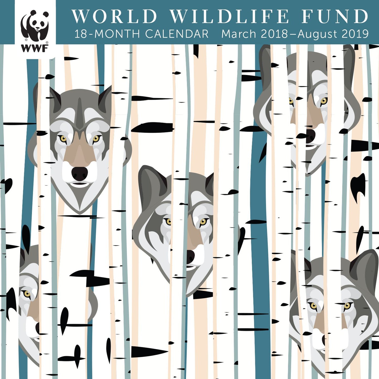 2019 Midyear WWF Patterns Wall Calendar