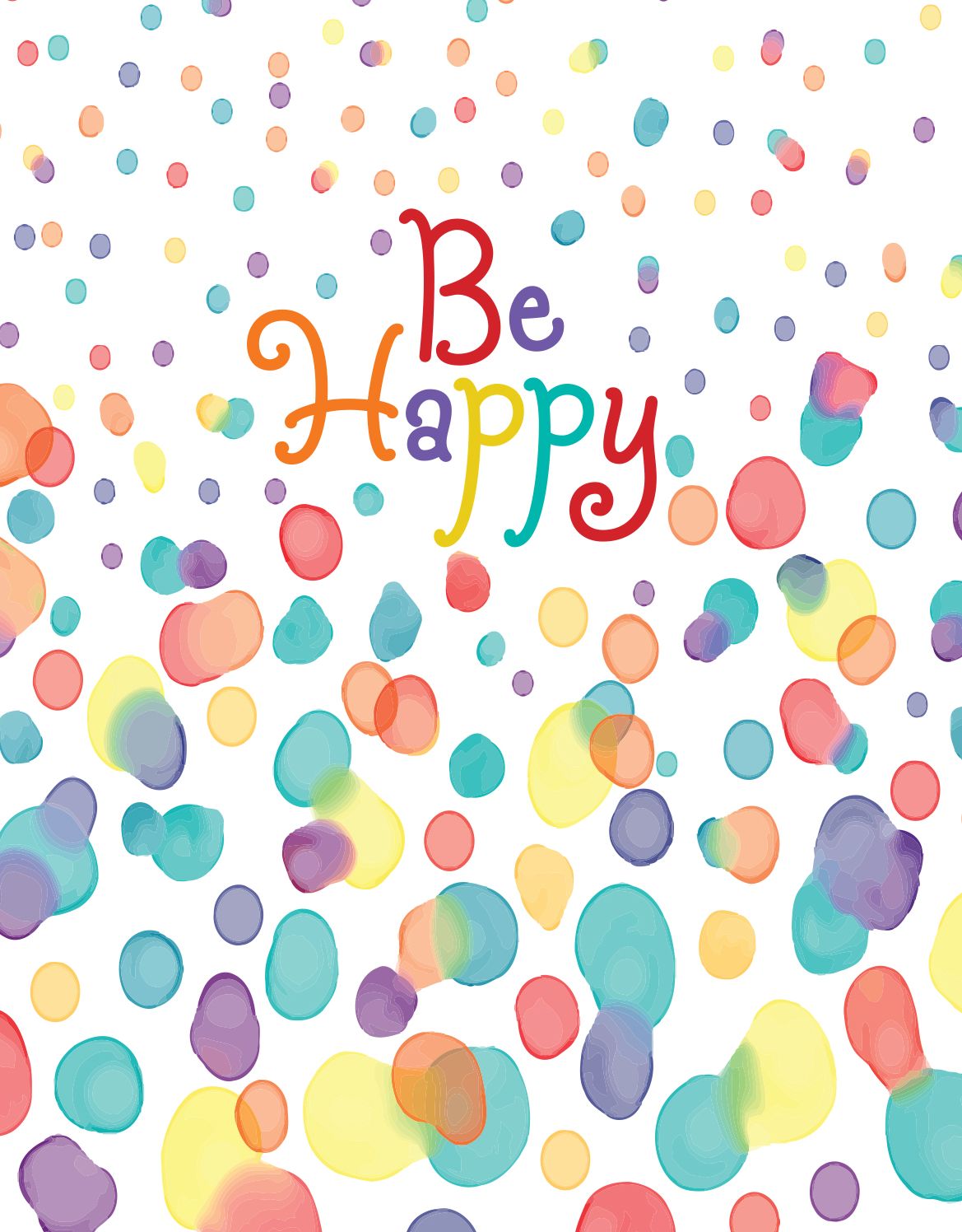 2019 Midyear Be Happy Monthly Planner
