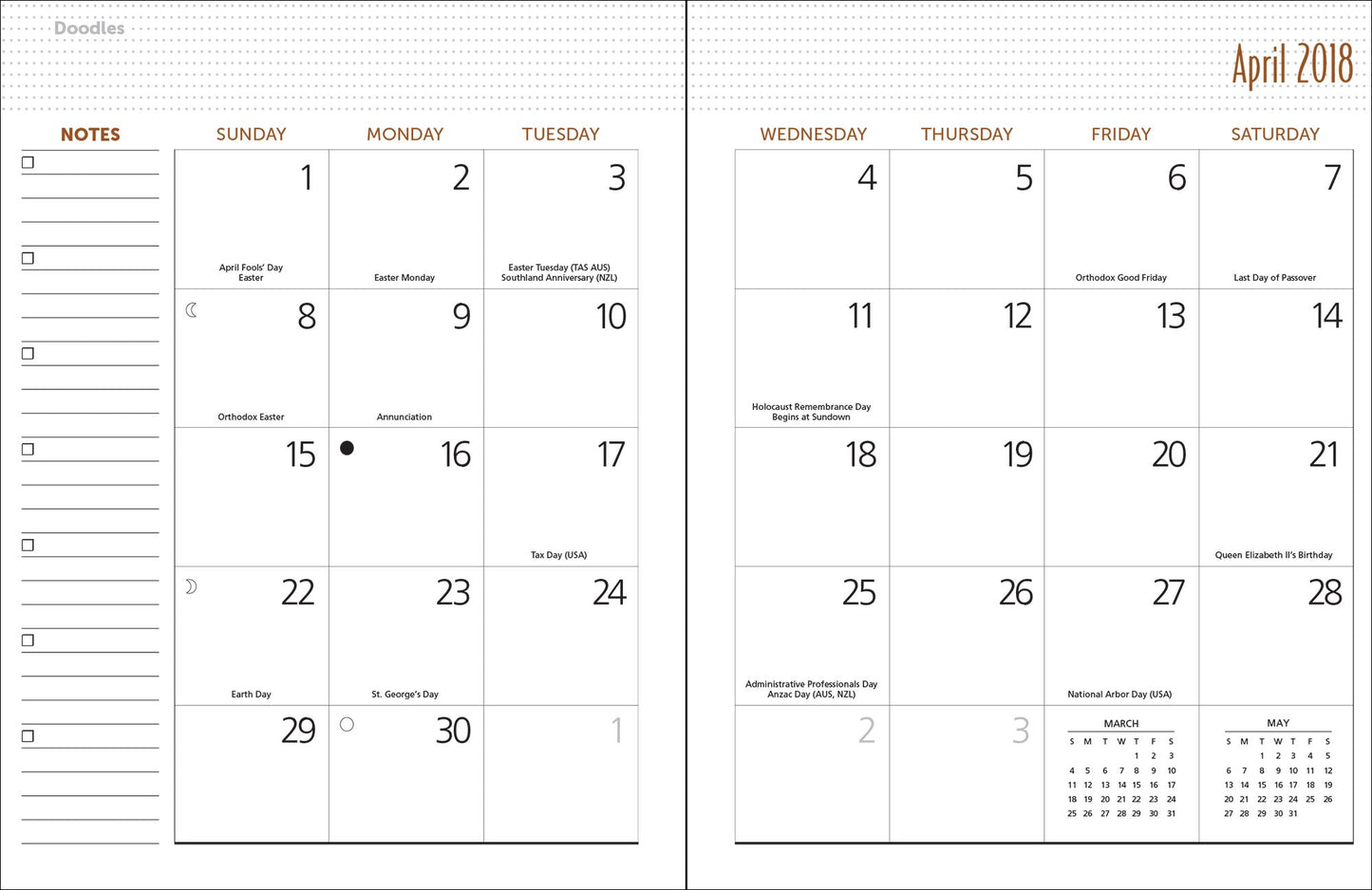 2019 Midyear Impressionists Monthly Planner