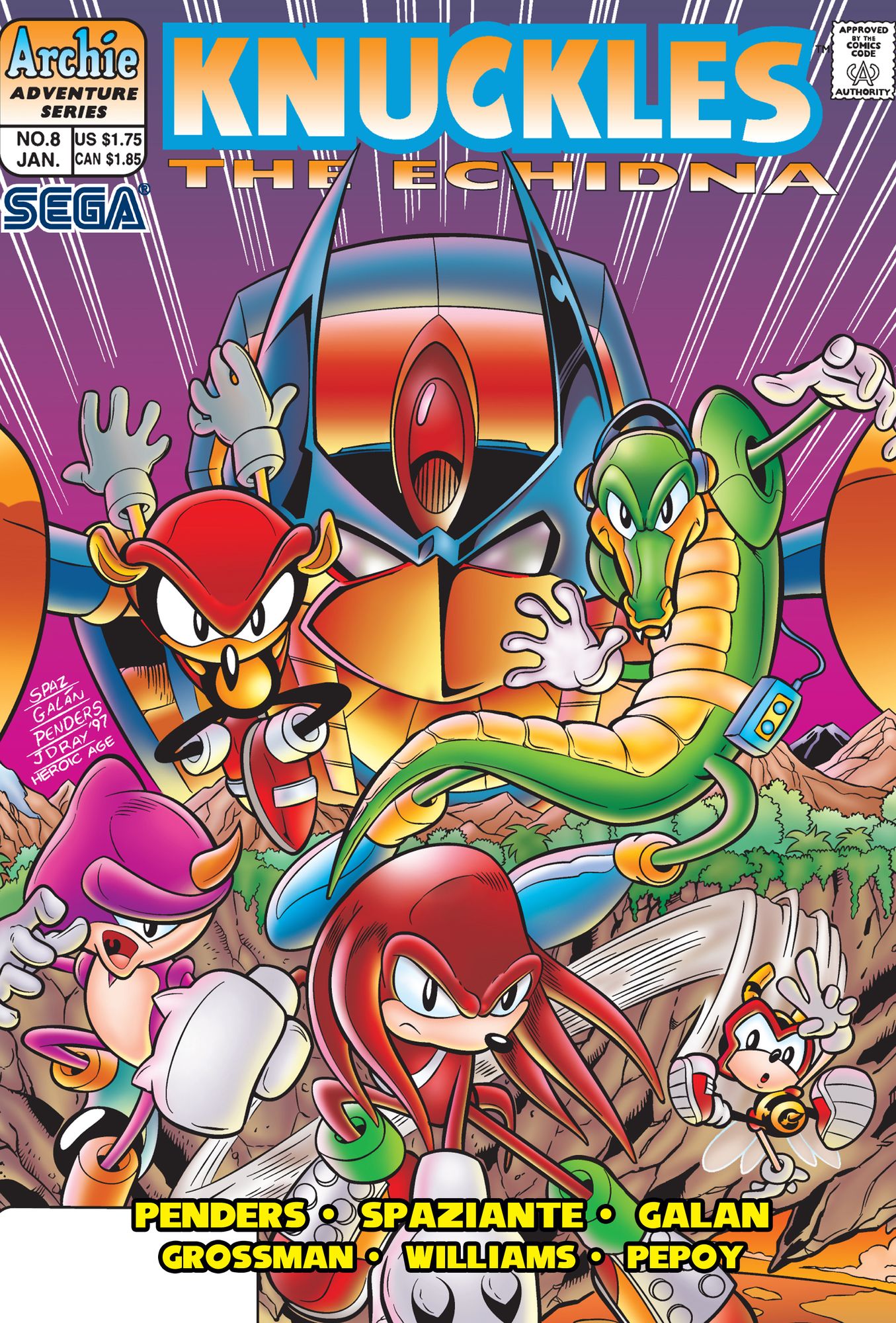 Knuckles the Echidna #8