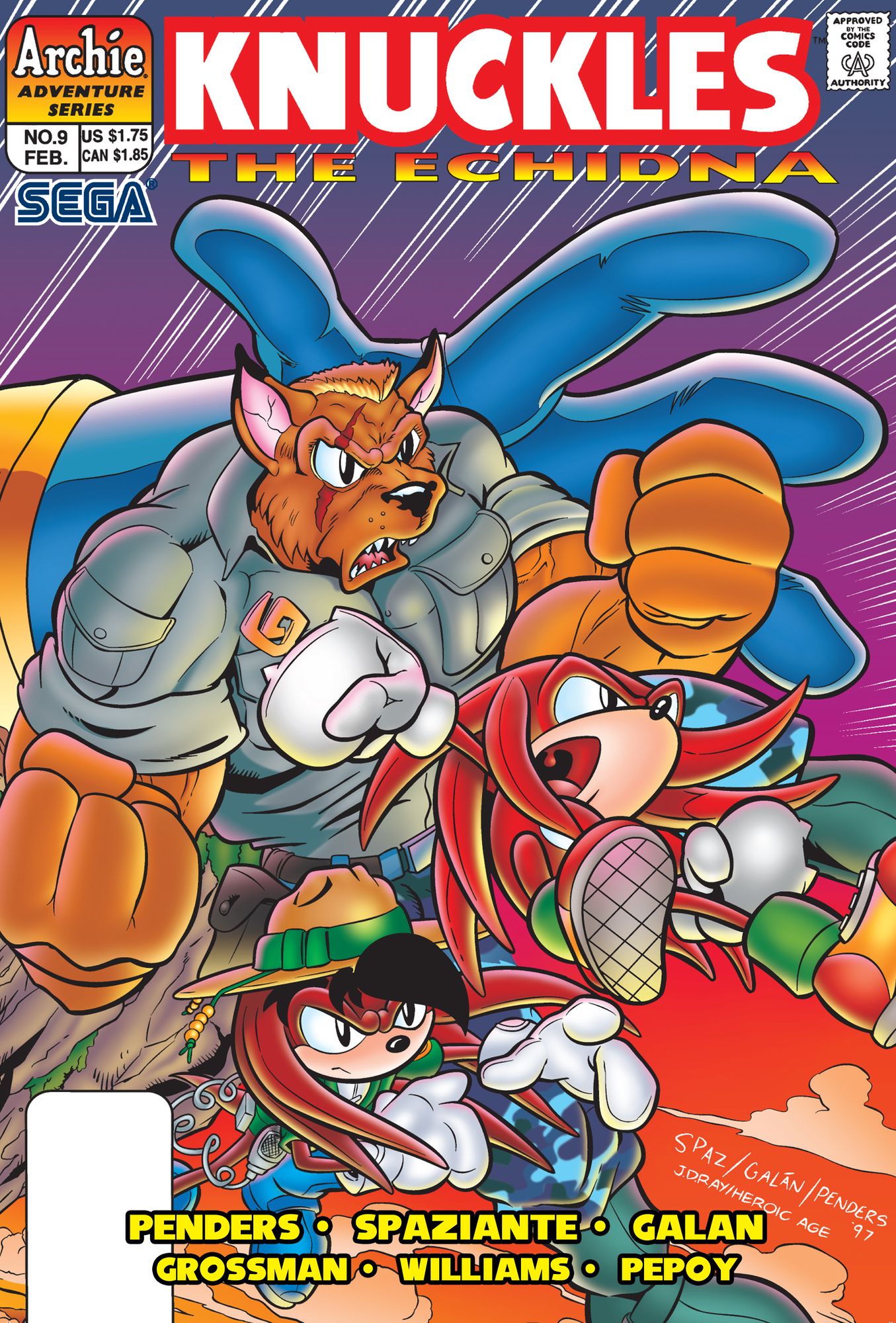 Knuckles the Echidna #9