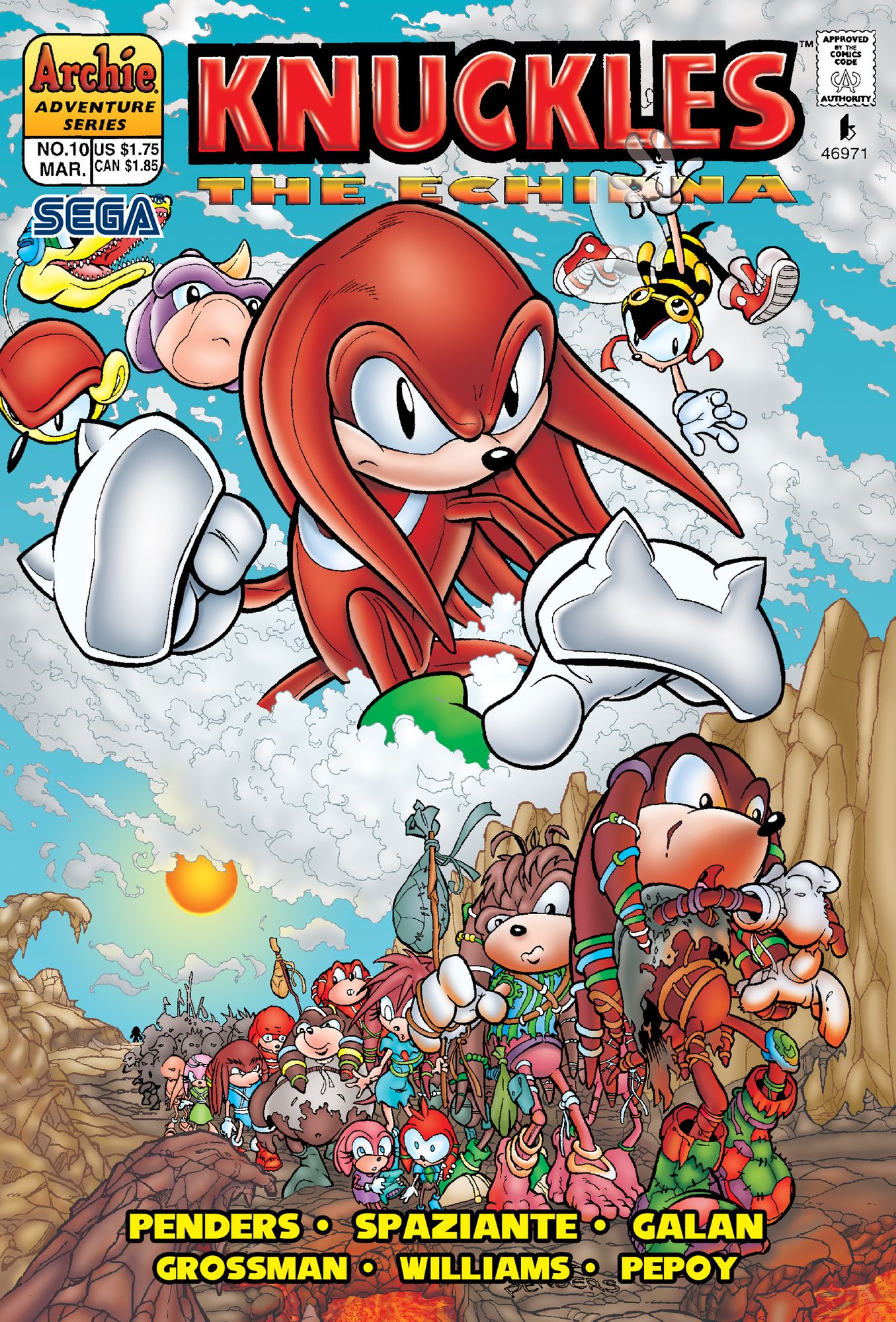 Knuckles the Echidna #10
