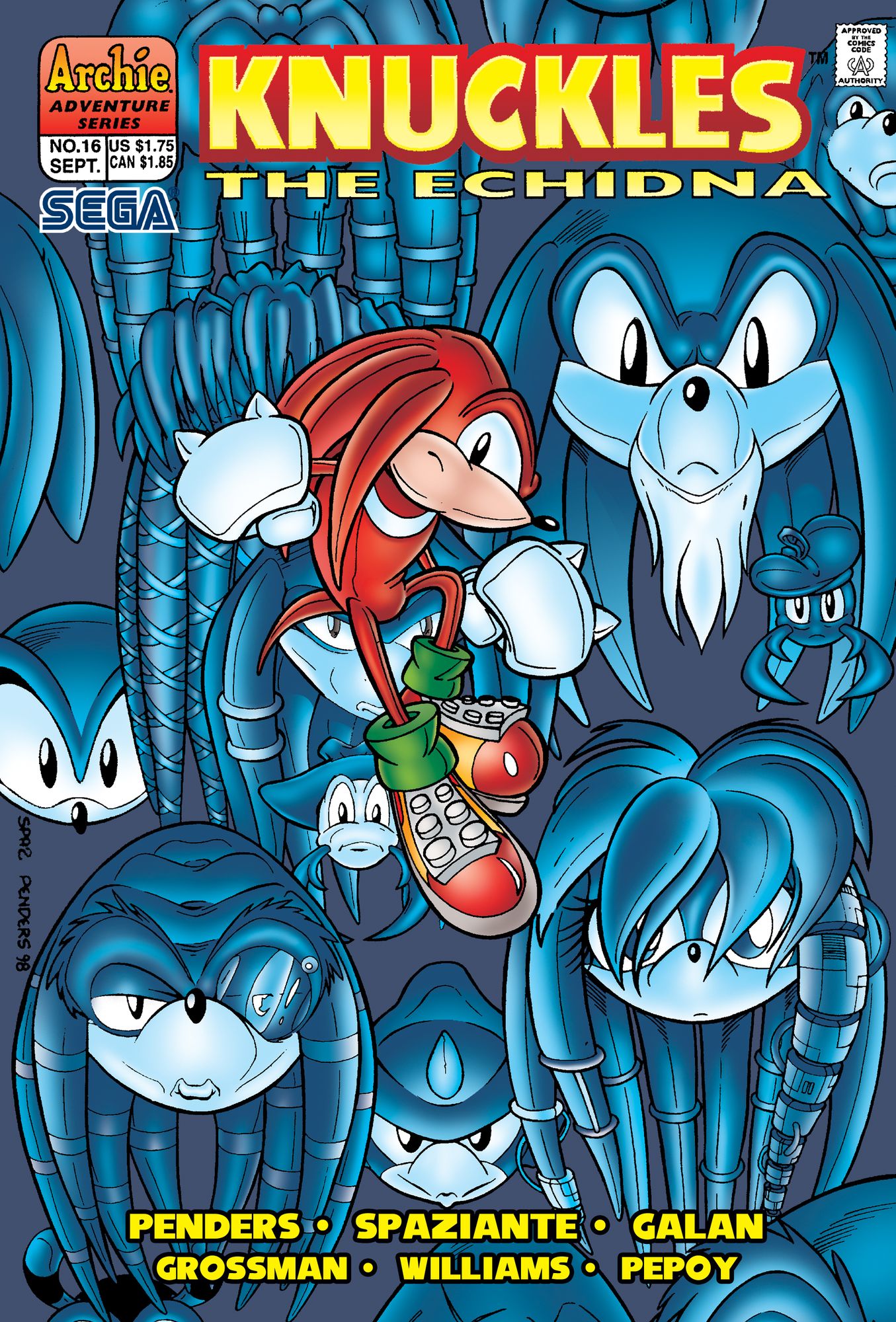 Knuckles the Echidna #16