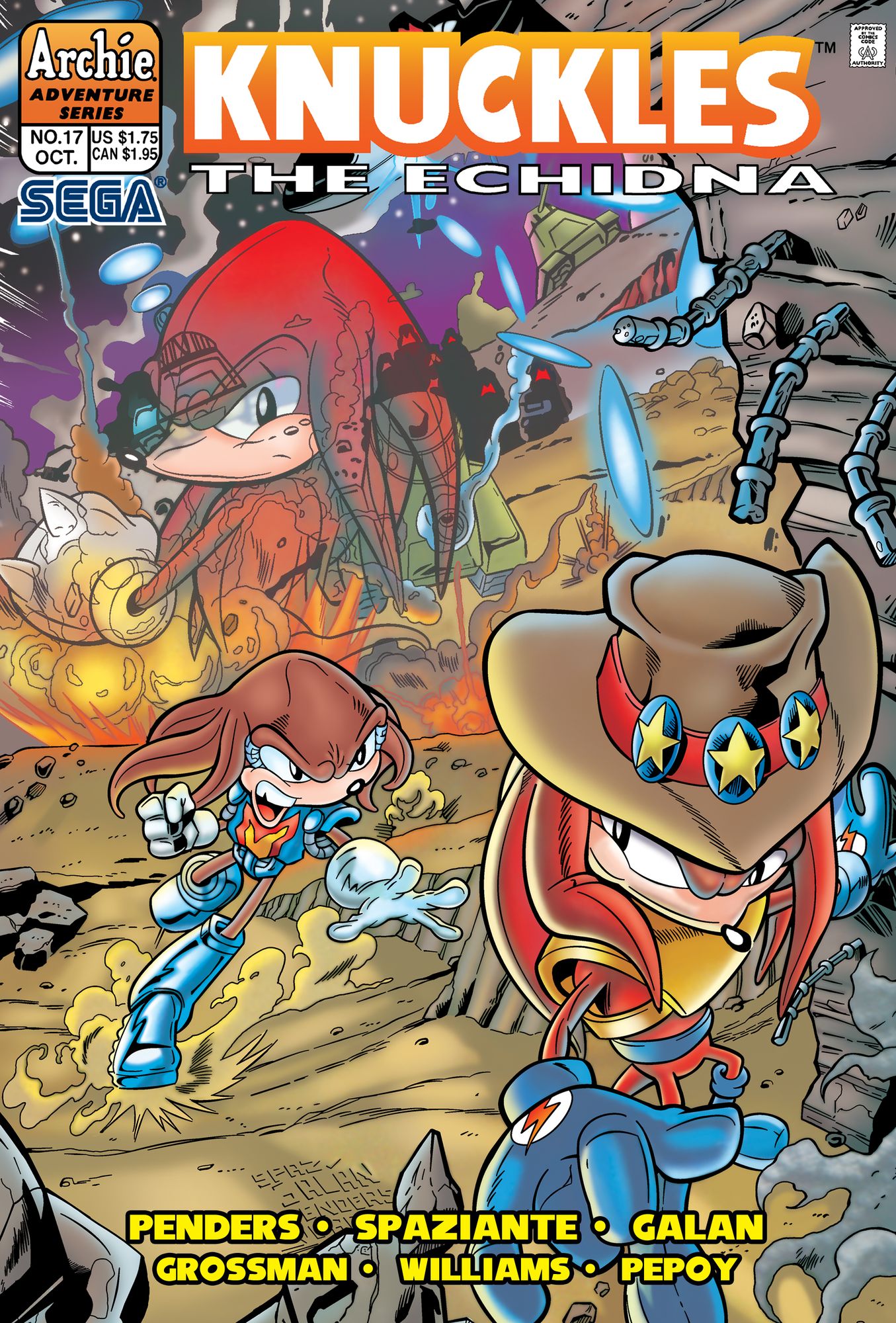Knuckles the Echidna #17