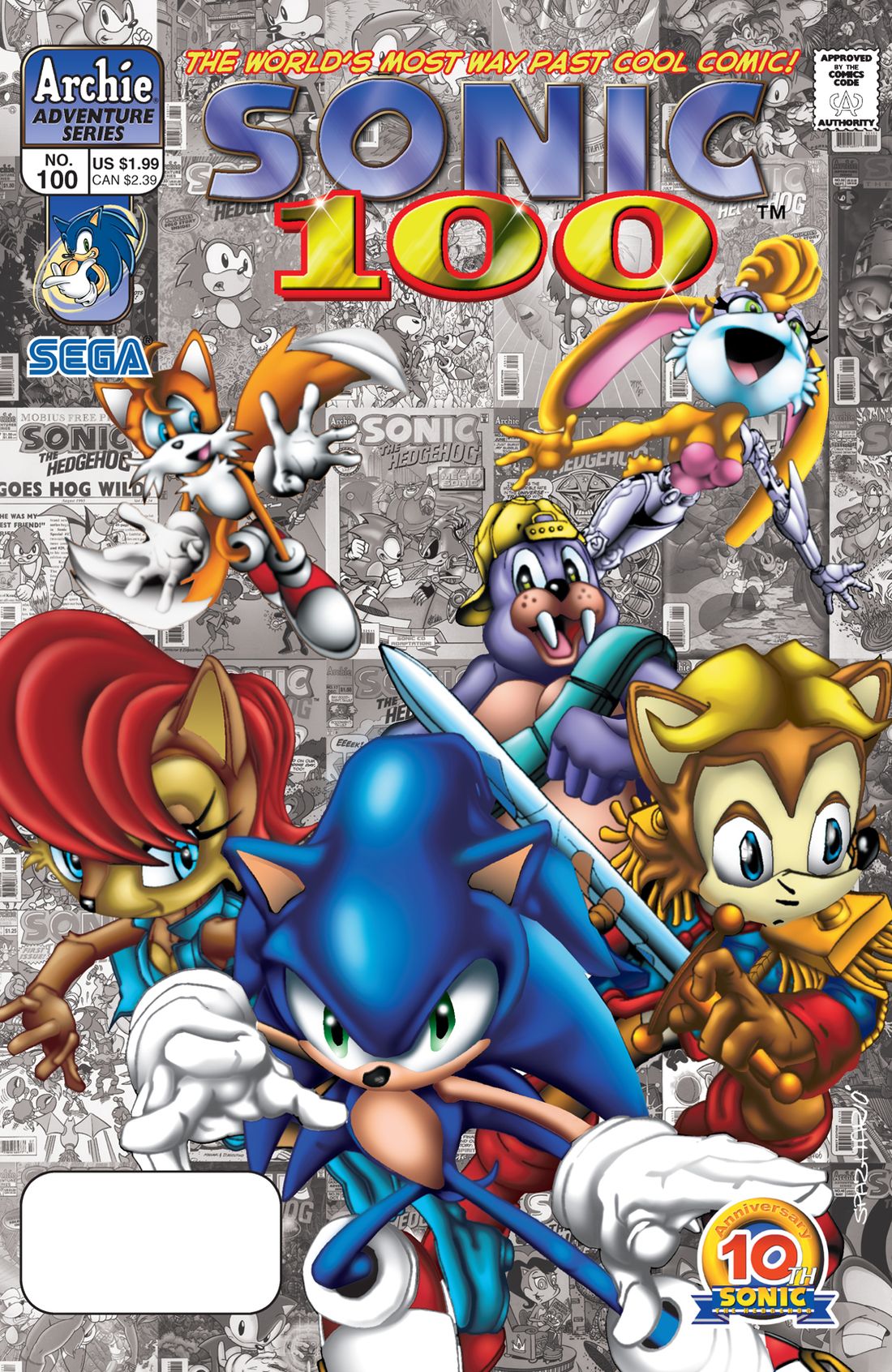 Sonic the Hedgehog #100