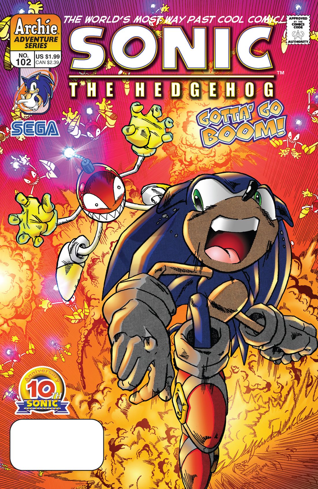 Sonic the Hedgehog #102