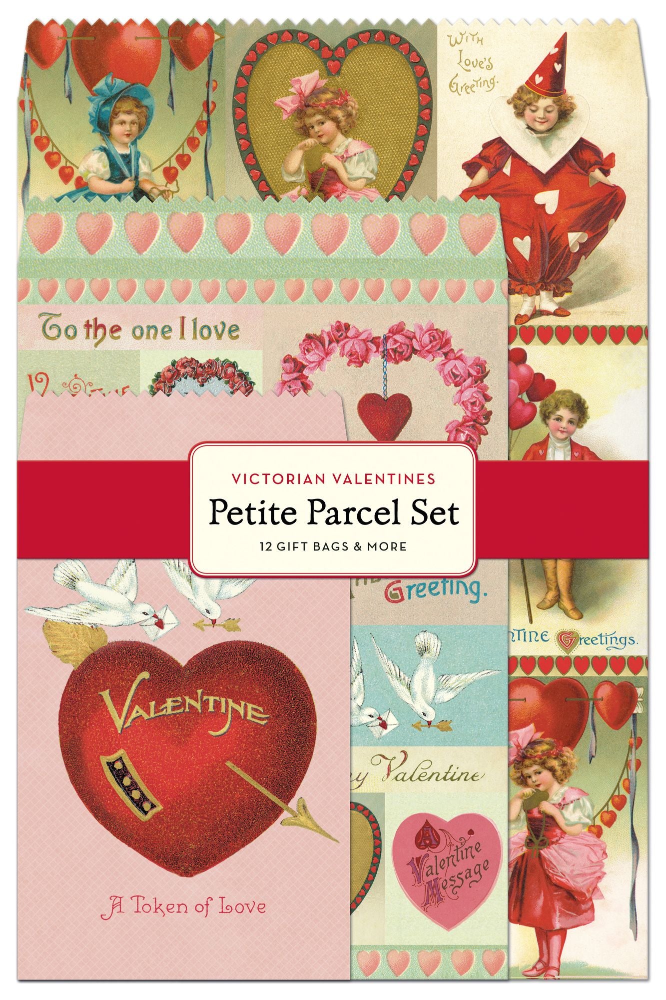 Valentines Victorian Petite Parcel Set of 36