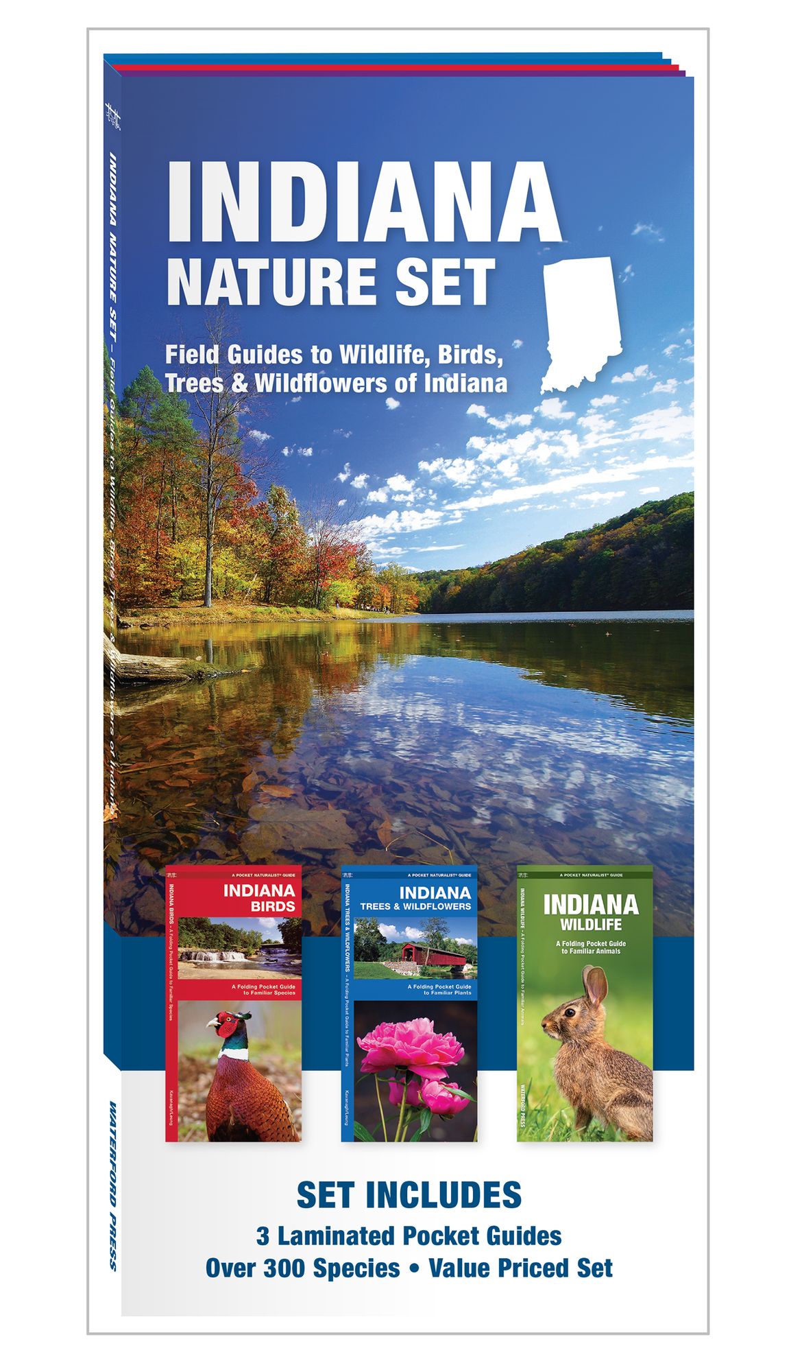Indiana Nature Set: Field Guides to Wildlife, Birds, Trees & Wildflowers of Indiana