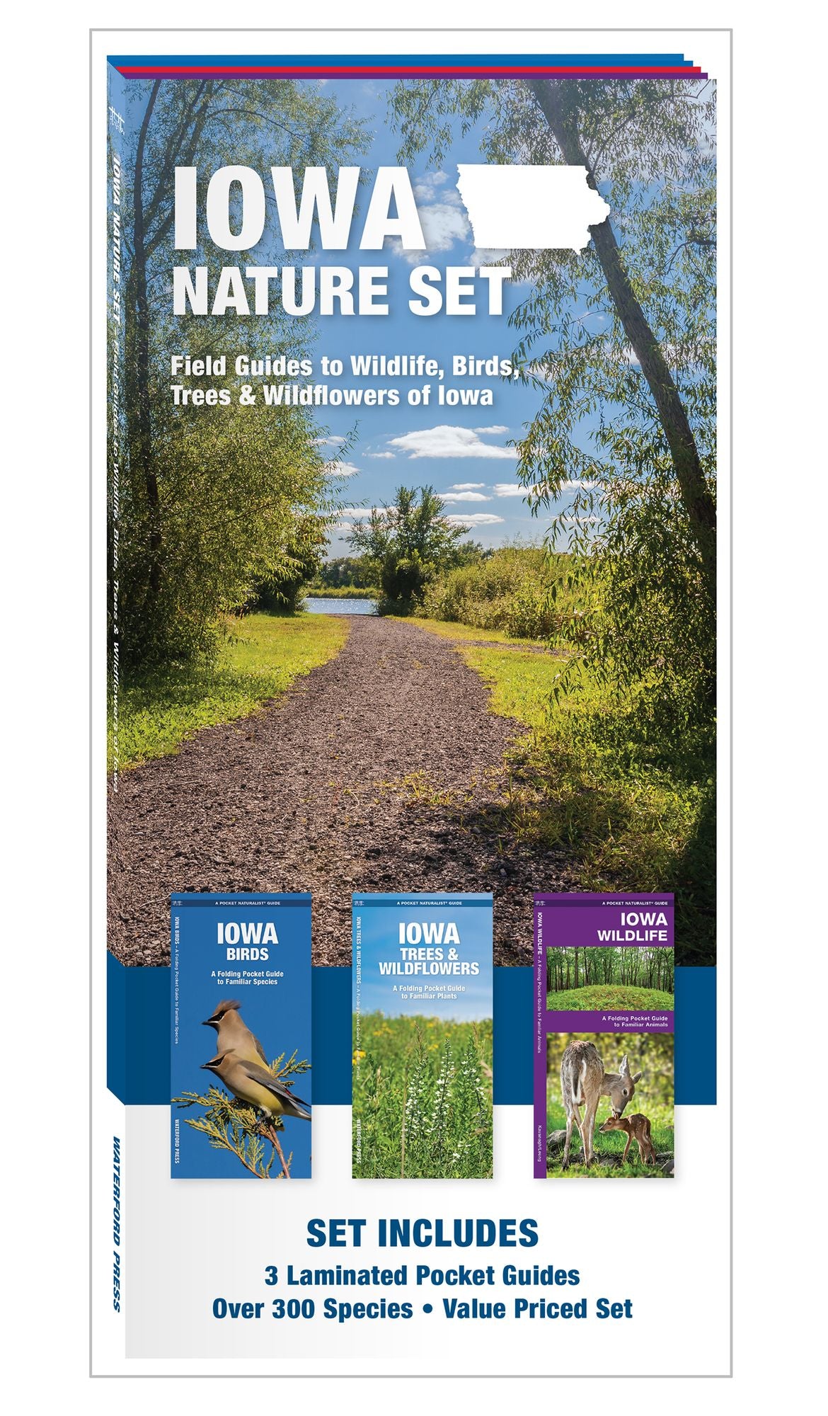Iowa Nature Set: Field Guides to Wildlife, Birds, Trees & Wildflowers of Iowa