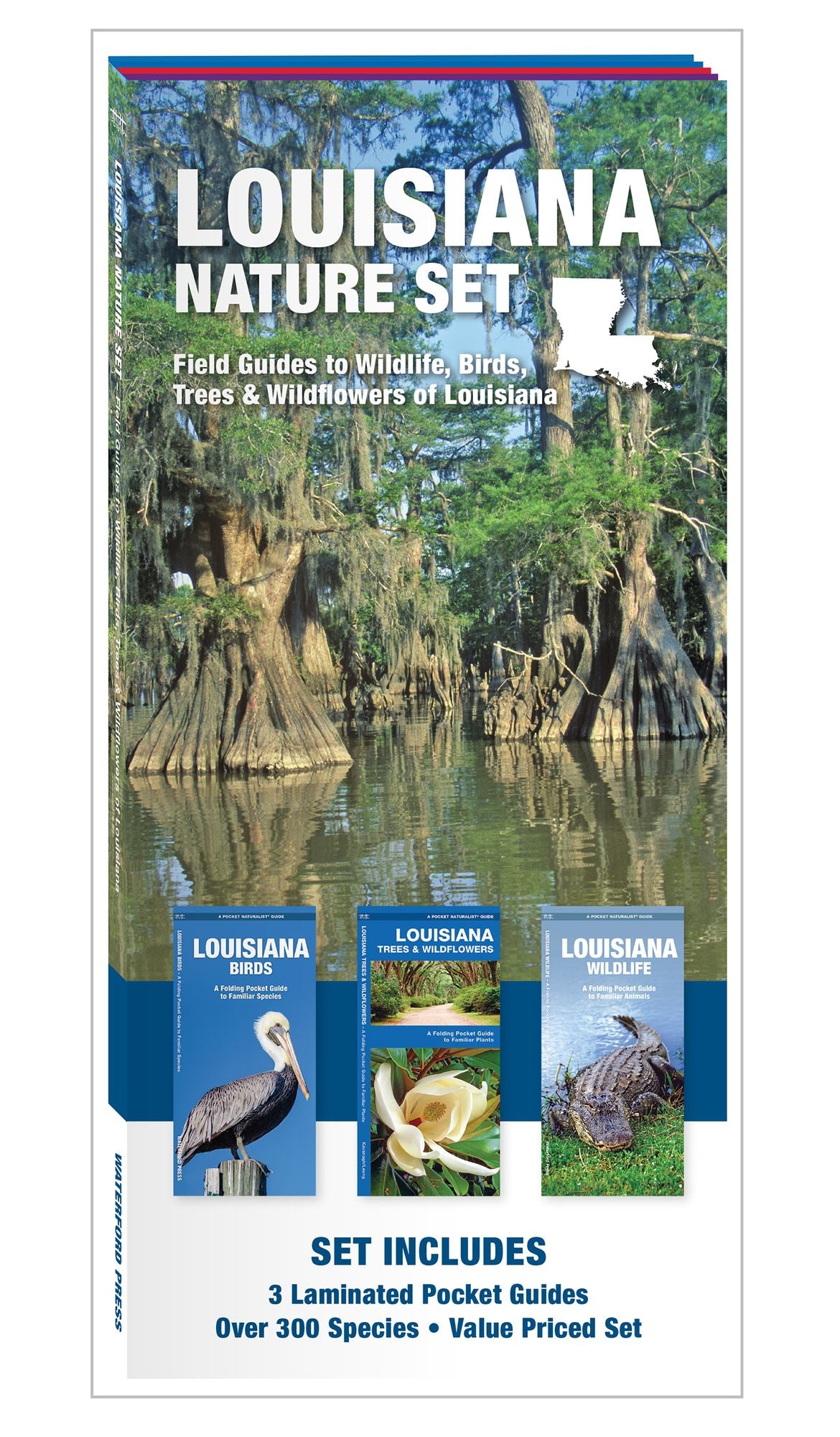 Louisiana Nature Set: Field Guides to Wildlife, Birds, Trees & Wildflowers of Louisiana