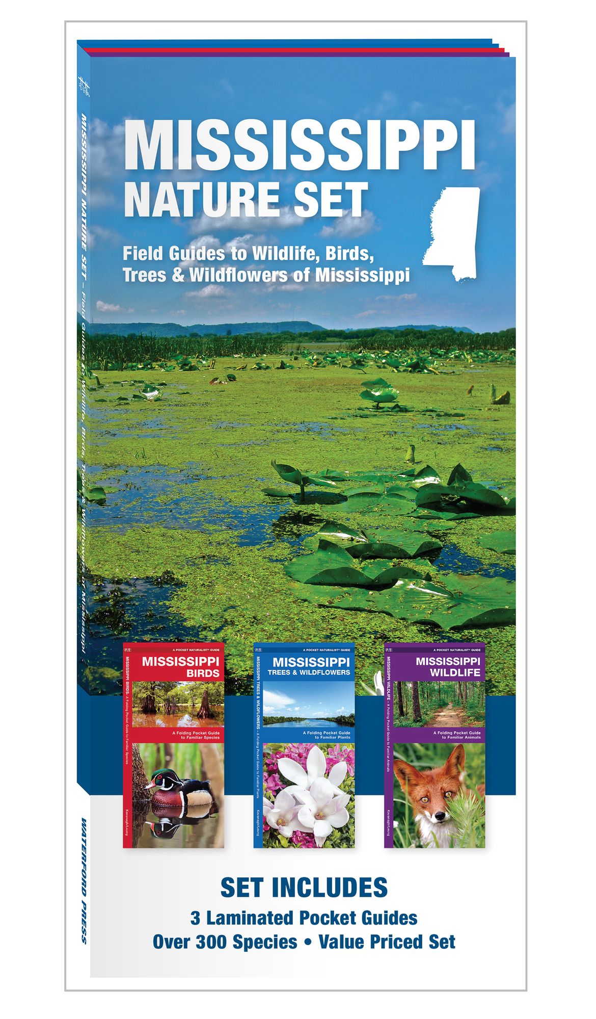 Mississippi Nature Set: Field Guides to Wildlife, Birds, Trees & Wildflowers of Mississippi