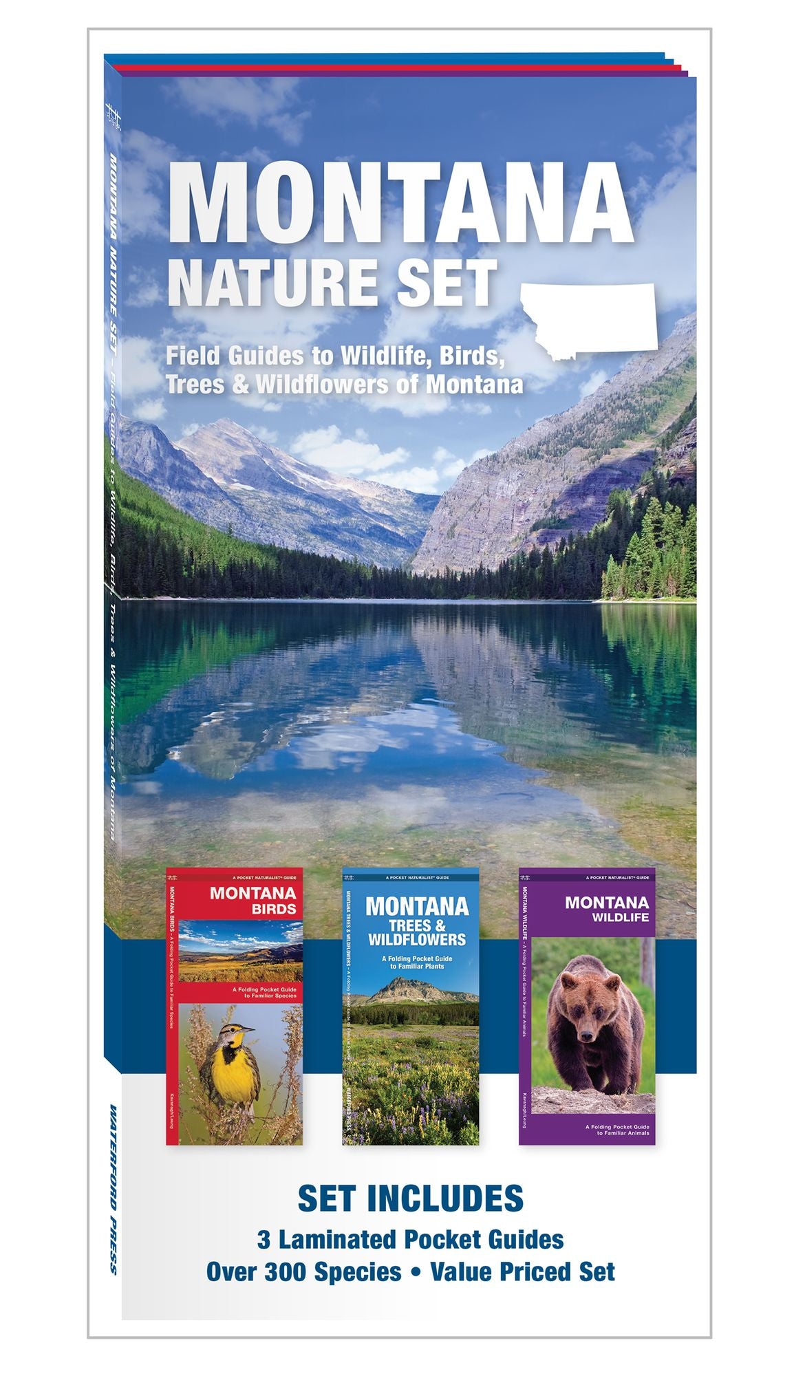 Montana Nature Set: Field Guides to Wildlife, Birds, Trees & Wildflowers of Montana