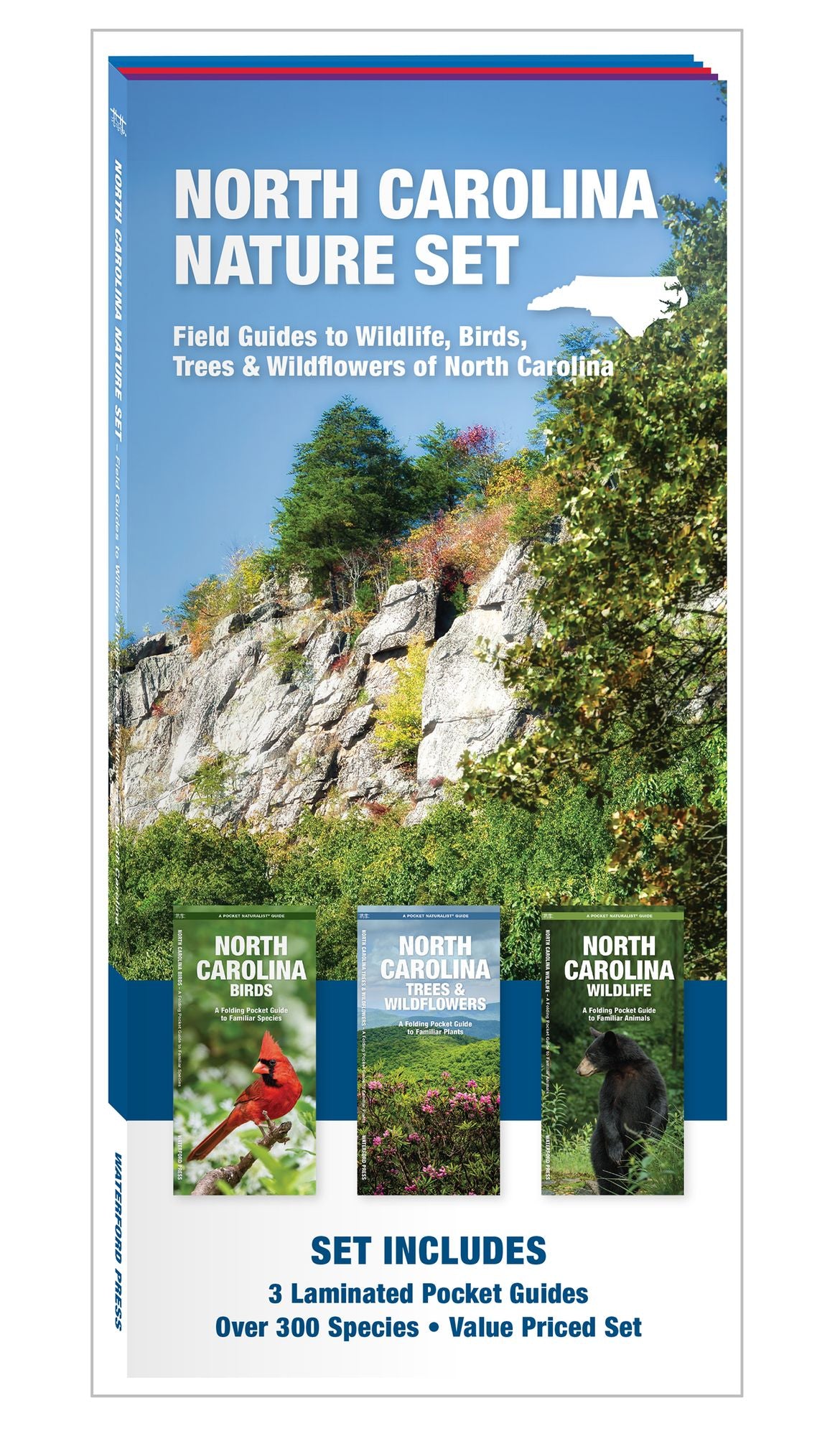 North Carolina Nature Set: Field Guides to Wildlife, Birds, Trees & Wildflowers of North Carolina