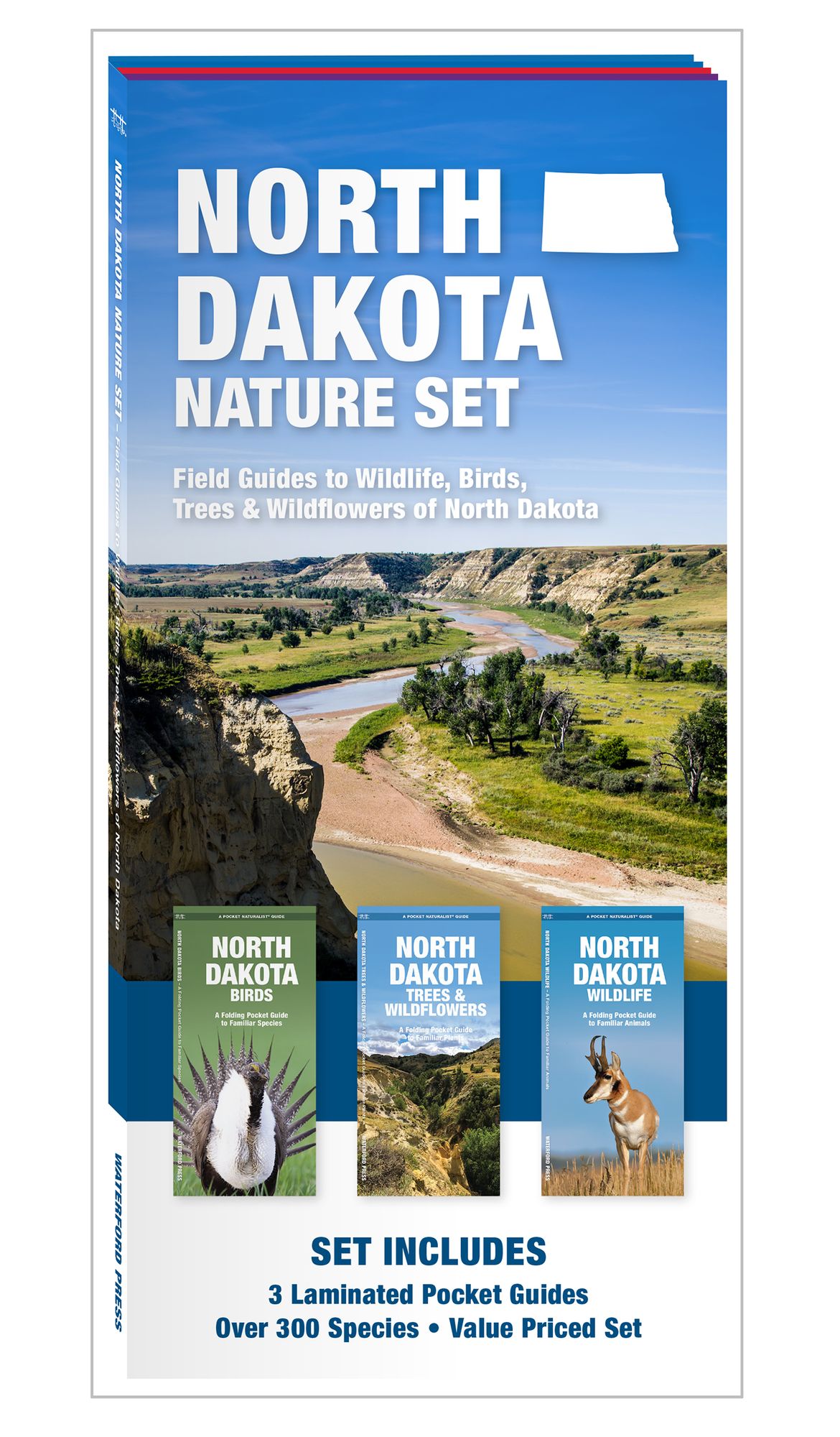 North Dakota Nature Set: Field Guides to Wildlife, Birds, Trees & Wildflowers of North Dakota