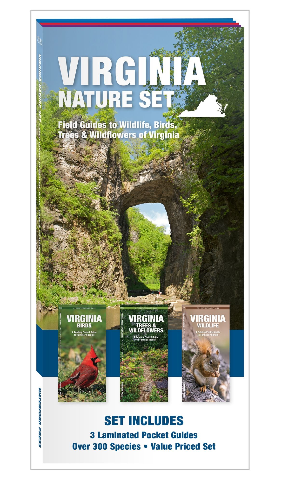 Virginia Nature Set: Field Guides to Wildlife, Birds, Trees & Wildflowers of Virginia