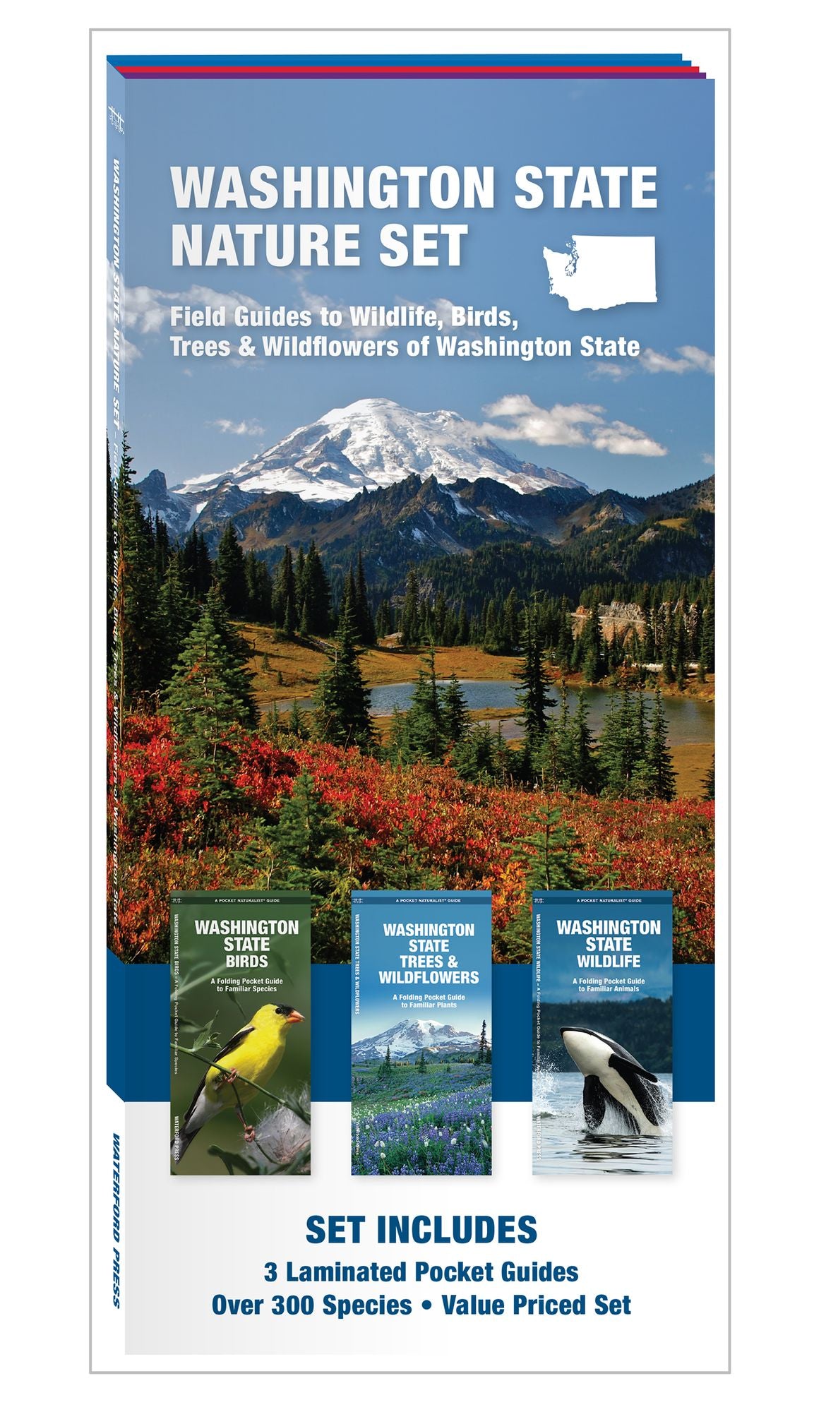 Washington State Nature Set: Field Guides to Wildlife, Birds, Trees & Wildflowers of Washington State
