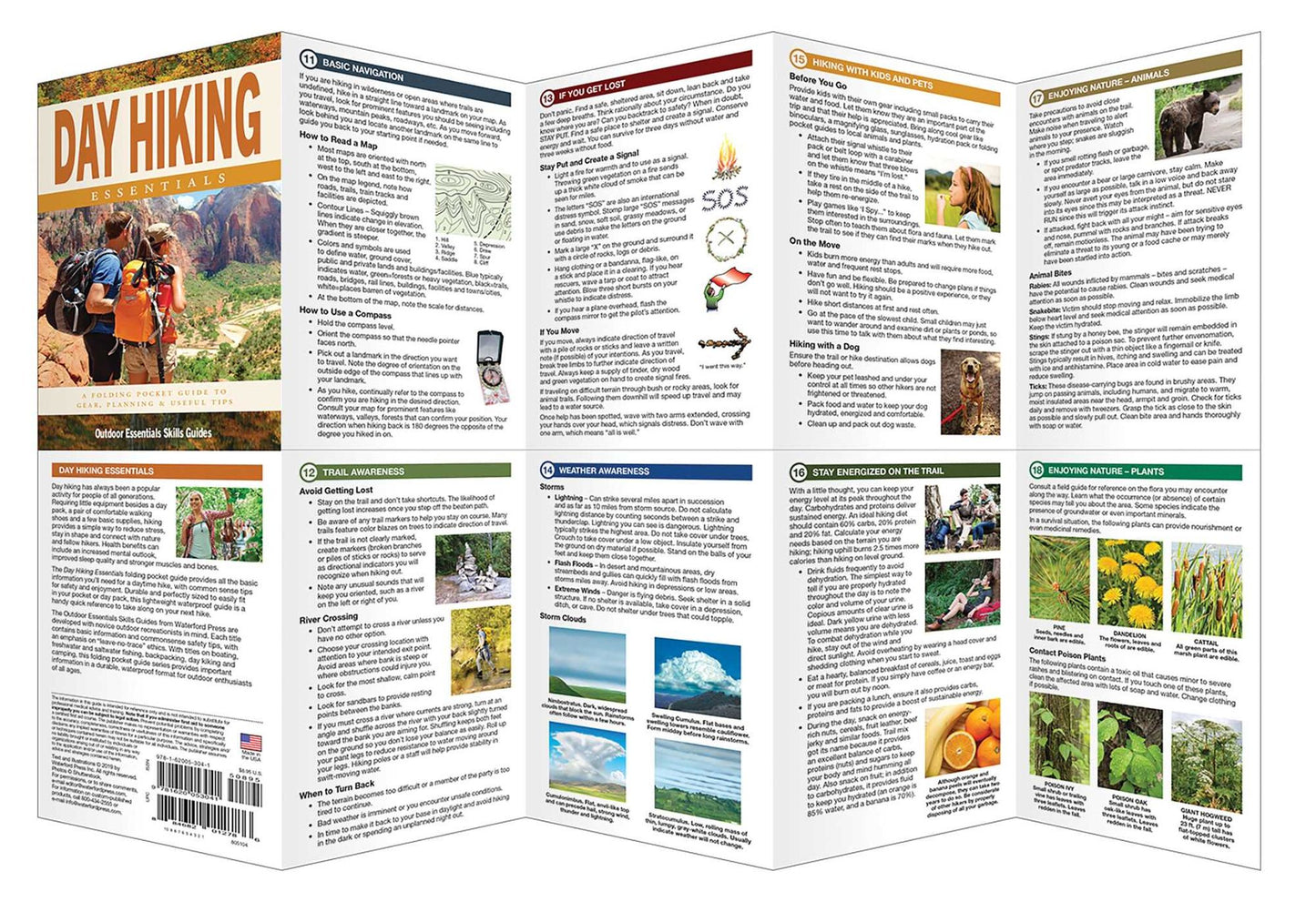 Day Hiking Essentials: A Waterproof Pocket Guide to Gear, Planning & Useful Tips