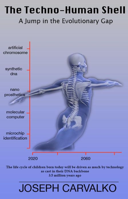 The Techno-Human Shell: A Jump in the Evolutionary Gap