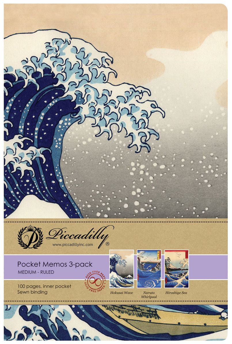 Pocket Memos 3 pack Japanese Medium