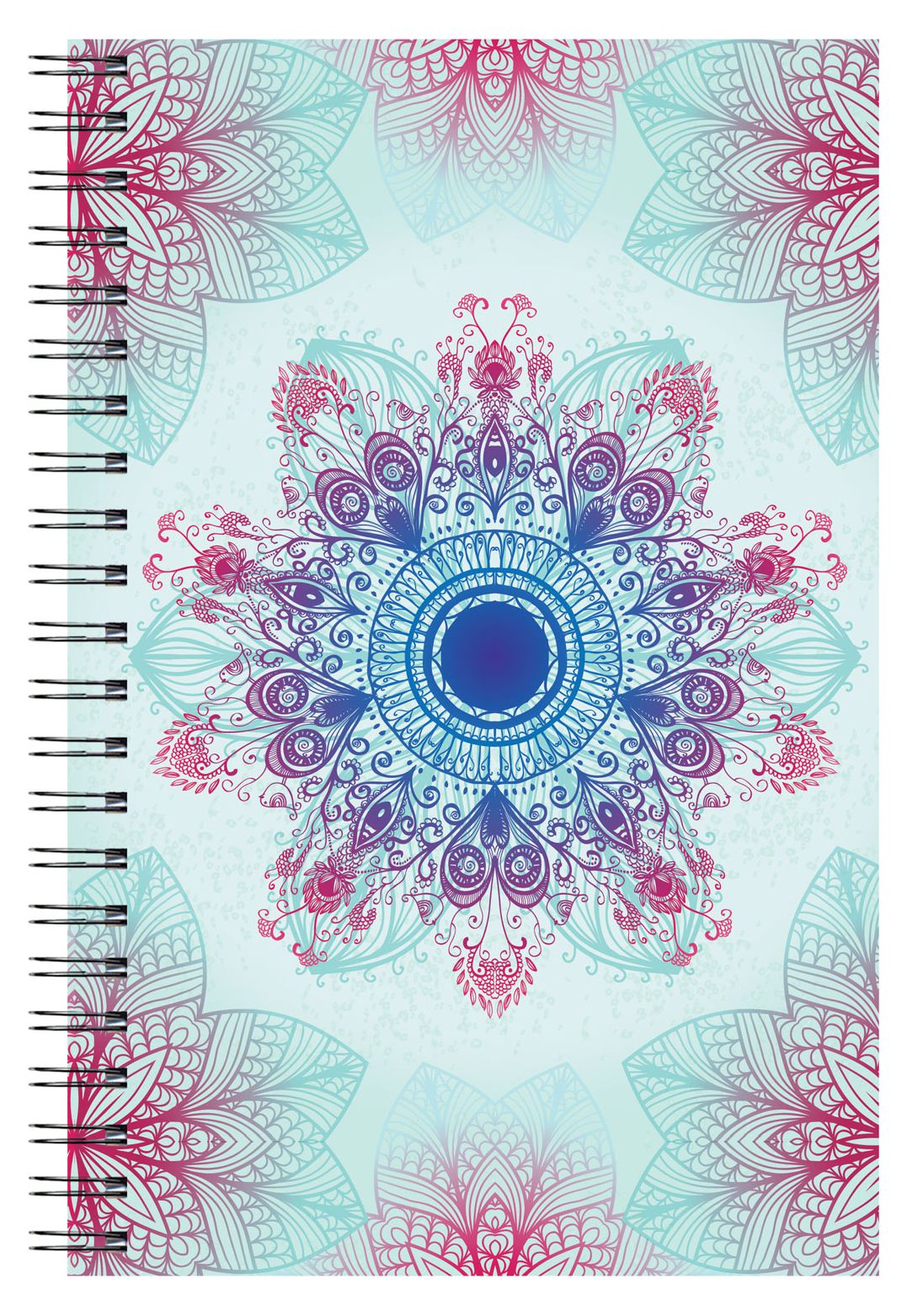 Wire-O Journal - Mandala Violet - Medium