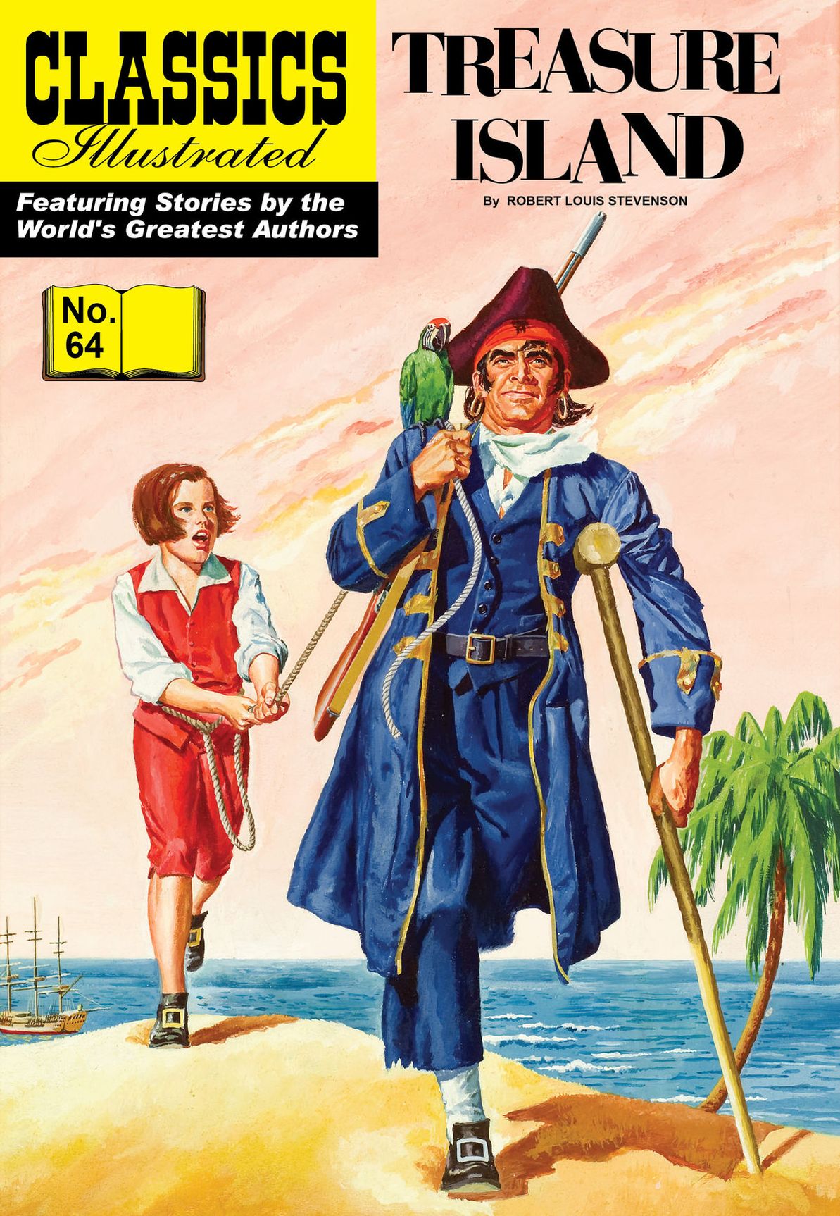 Treasure Island: Classics Illustrated #64