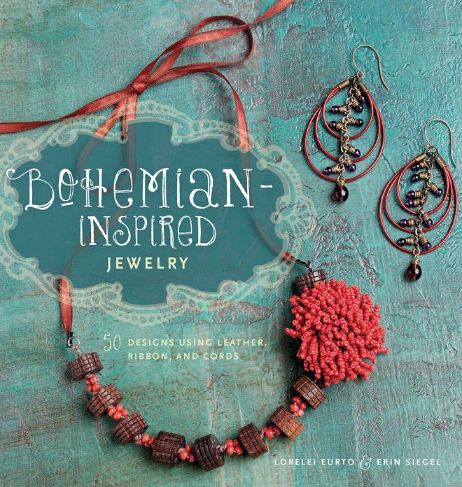 Bohemian-Inspired Jewelry: 50 Designs Using Leather, Ribbon, and Cords (PagePerfect NOOK Book)