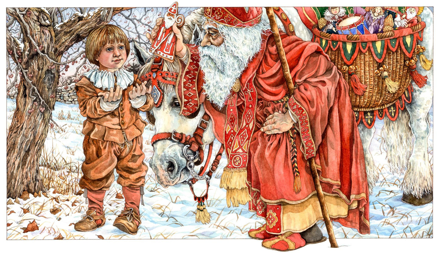 The Baker's Dozen: A Saint Nicholas Tale, with Bonus Cookie Recipe and Pattern for St. Nicholas Christmas Cookies (15th Anniversary Edition)