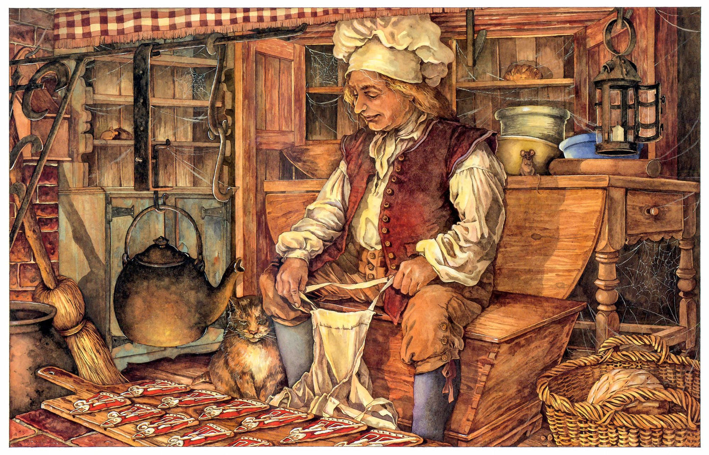 The Baker's Dozen: A Saint Nicholas Tale, with Bonus Cookie Recipe and Pattern for St. Nicholas Christmas Cookies (15th Anniversary Edition)