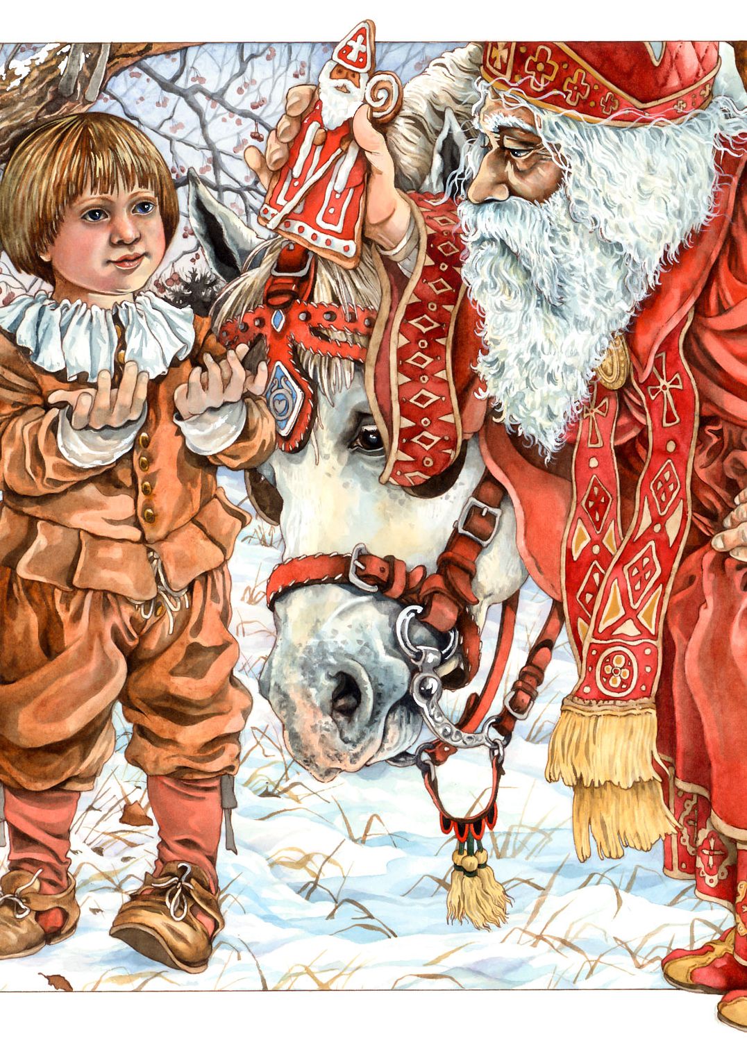 The Baker's Dozen: A Saint Nicholas Tale, with Bonus Cookie Recipe and Pattern for St. Nicholas Christmas Cookies (15th Anniversary Edition)