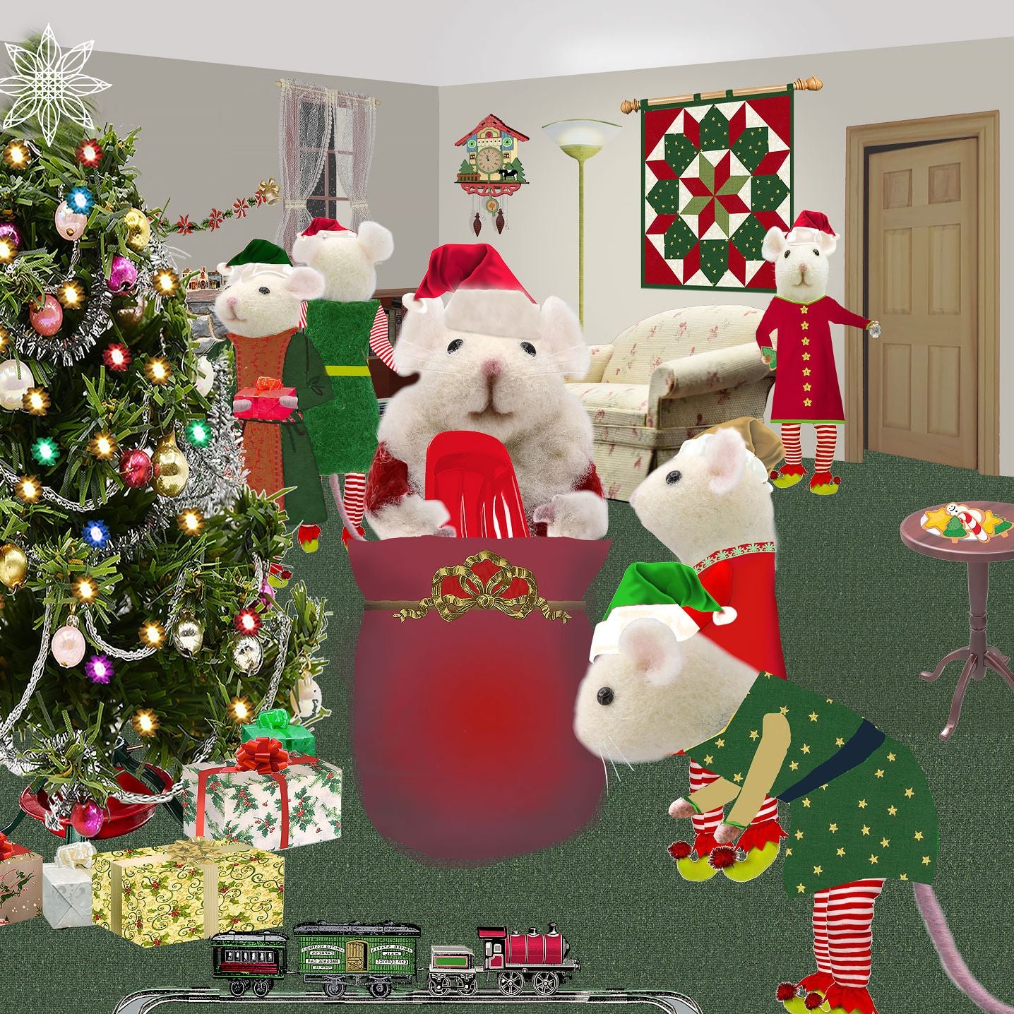 Katie Mouse and the Christmas Door