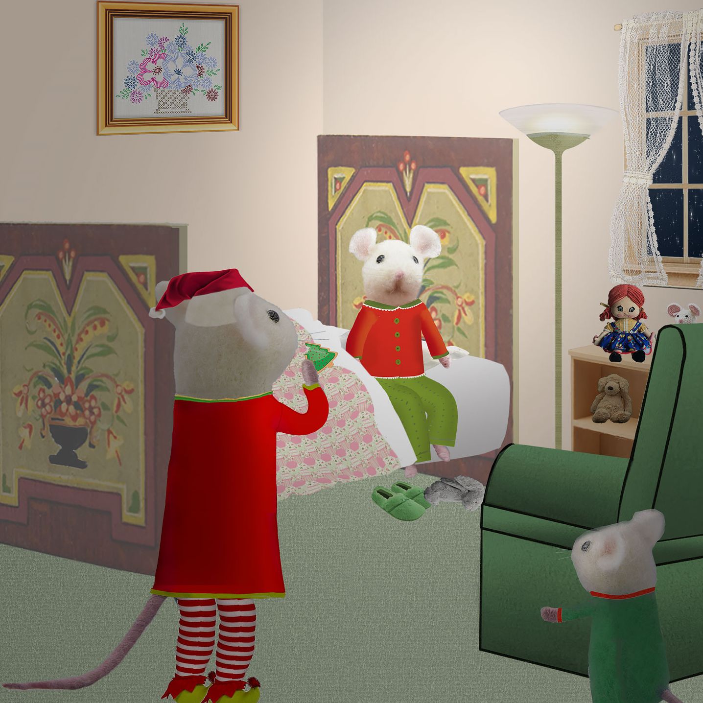 Katie Mouse and the Christmas Door