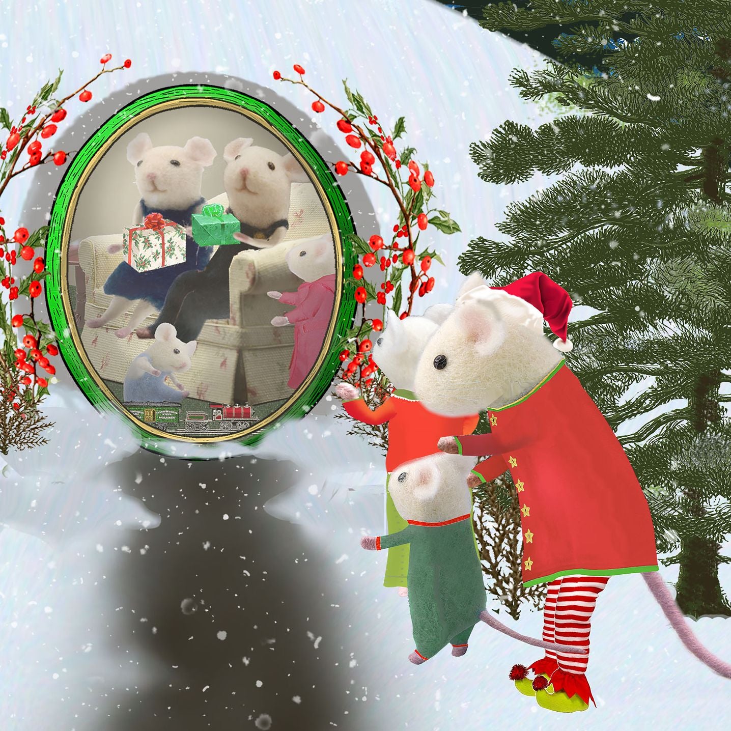 Katie Mouse and the Christmas Door