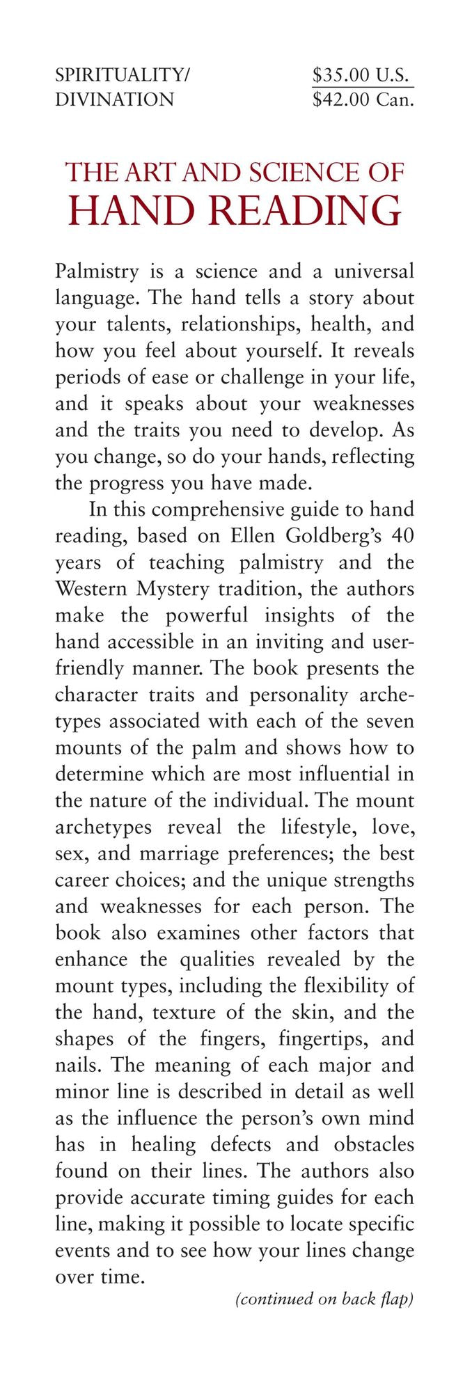 The Art and Science of Hand Reading: Classical Methods for Self-Discovery through Palmistry