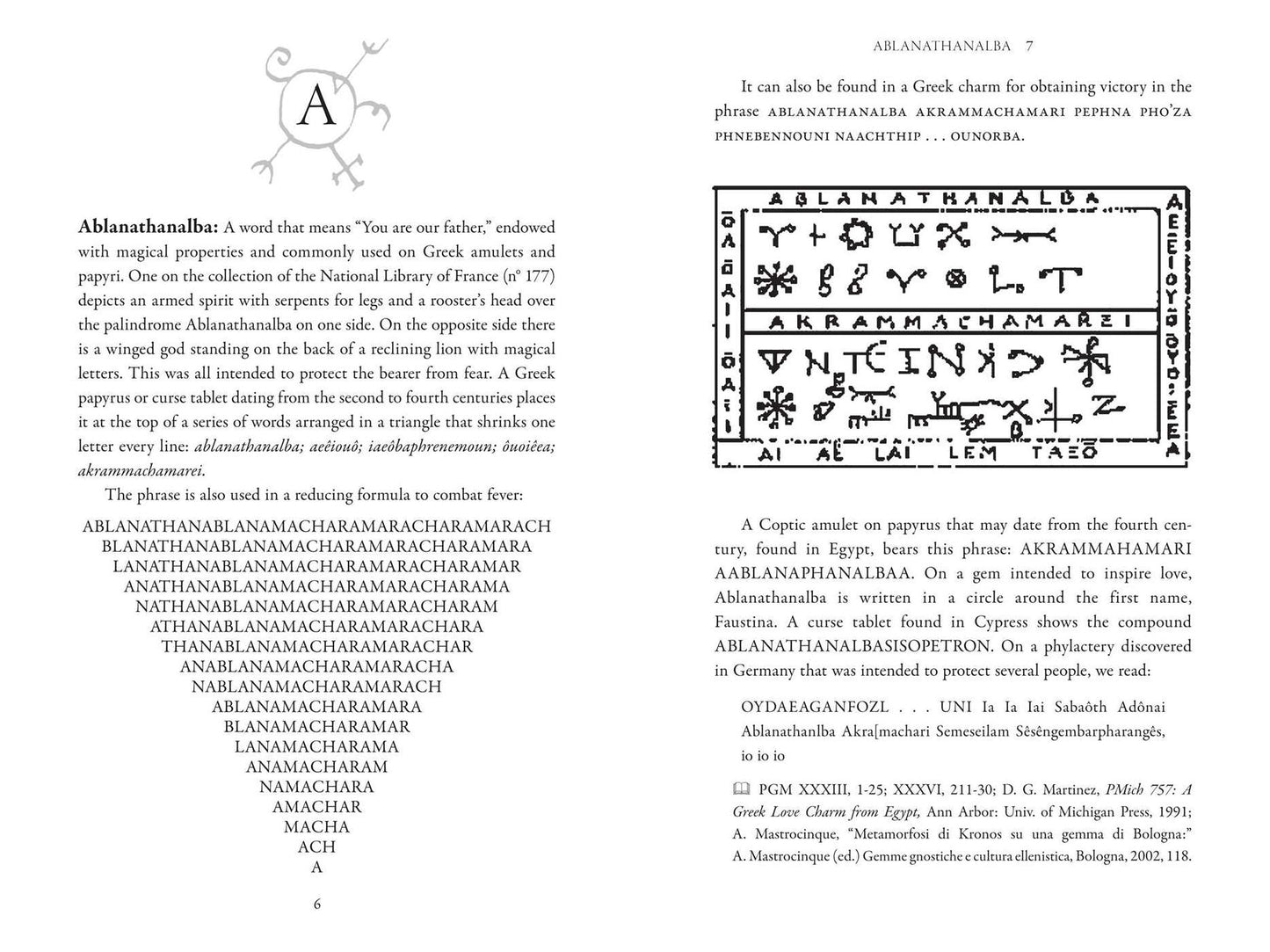 Dictionary of Ancient Magic Words and Spells: From Abraxas to Zoar