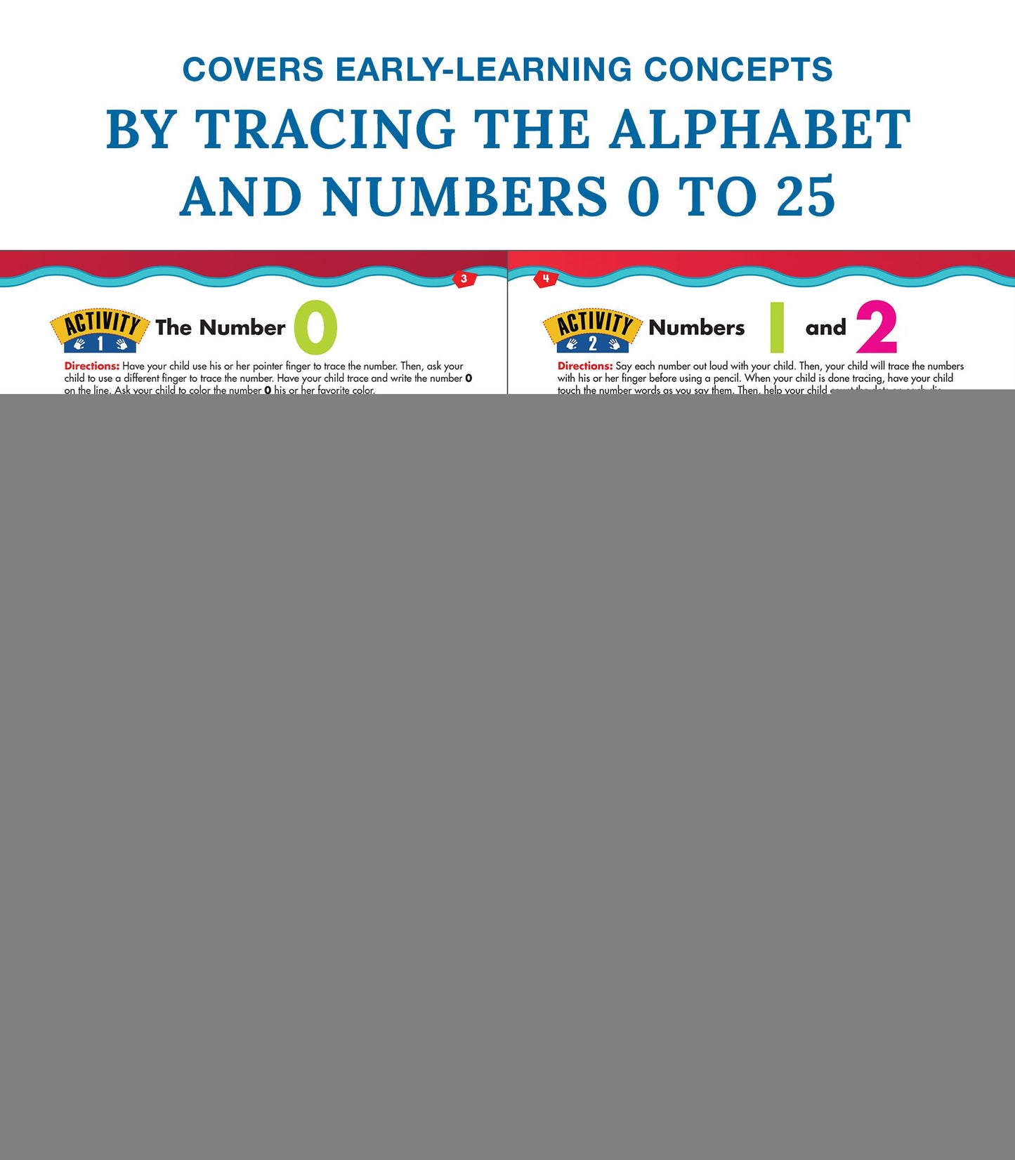 Trace Numbers Workbook, Grades Preschool - K