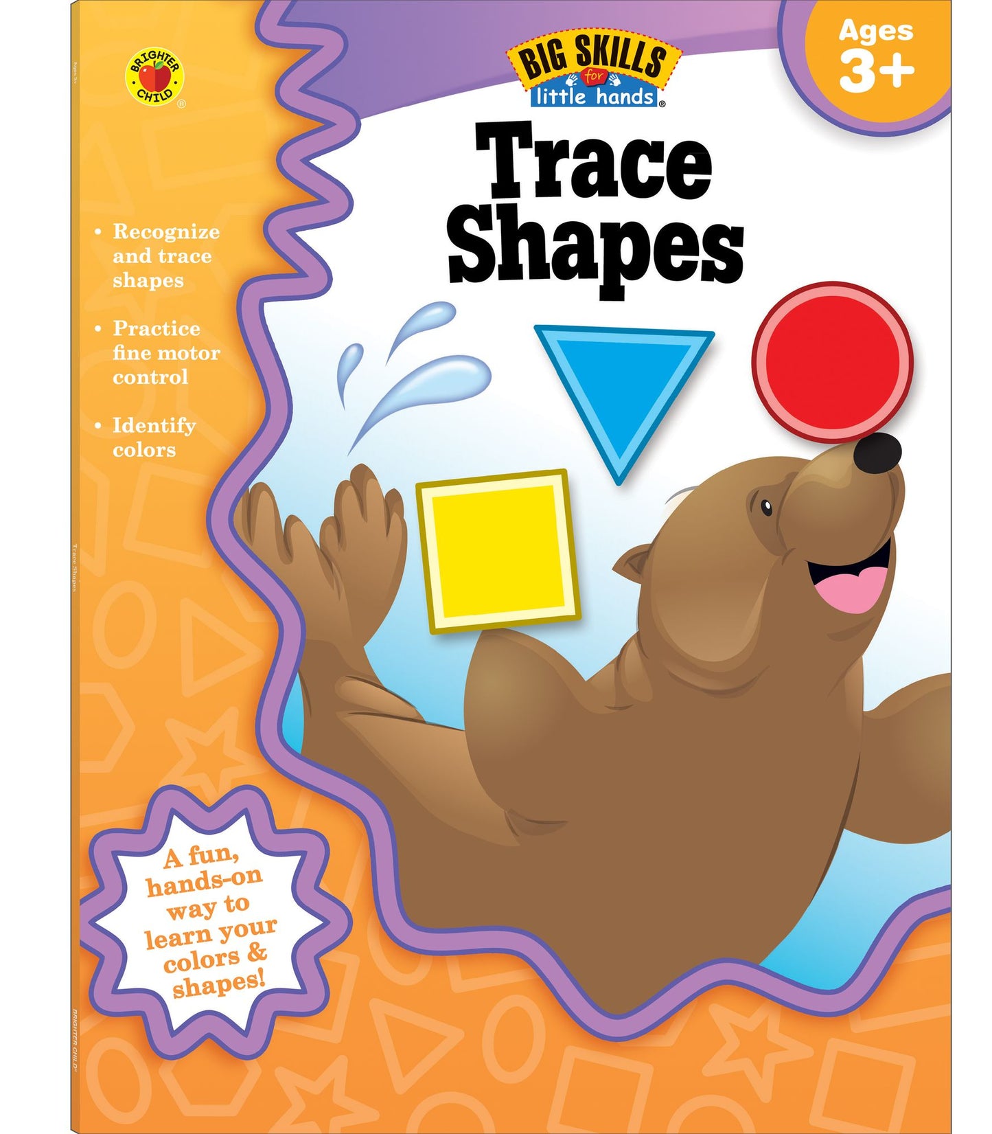 Trace Shapes Workbook, Grades Preschool - K
