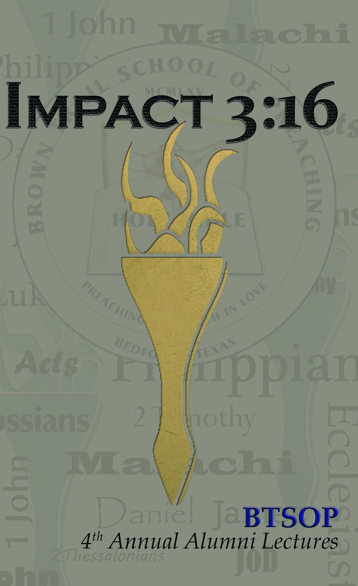 Impact 3: 16: The 4th Annual Brown Trail Alumni Lectures