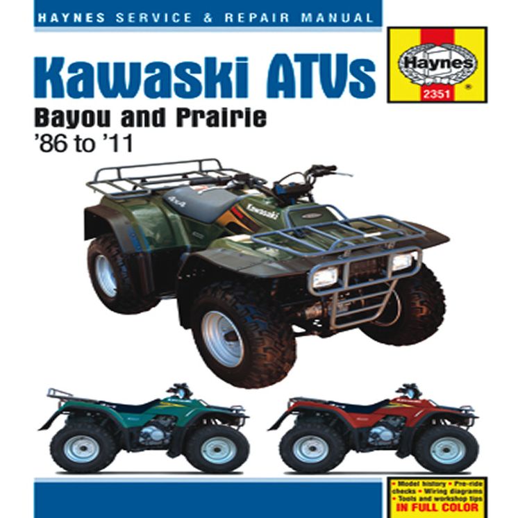 Kawasaki ATVs Bayou and Prairie: 86' - '11