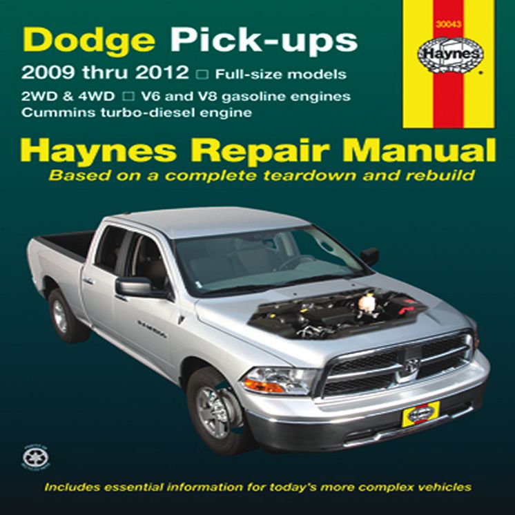 Dodge Pick-ups: 2009 thru 2012