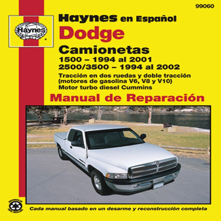 Dodge Camionetas: 1500 (1994 al 2001) y 2500/3500 (1994 al 2002)