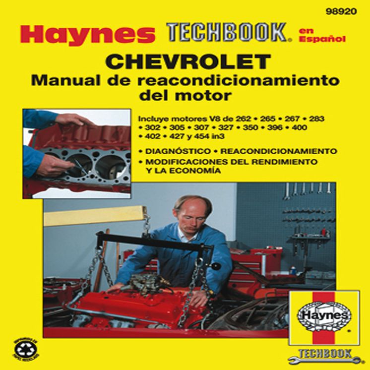 Chevrolet Manual de Reacondicionamiento del Motor
