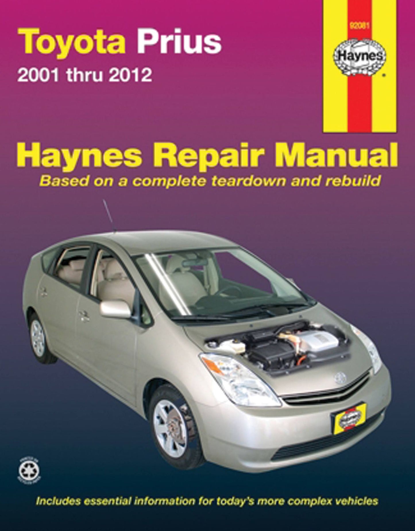 Toyota Prius 2001 thru 2012: 2001 thru 2012